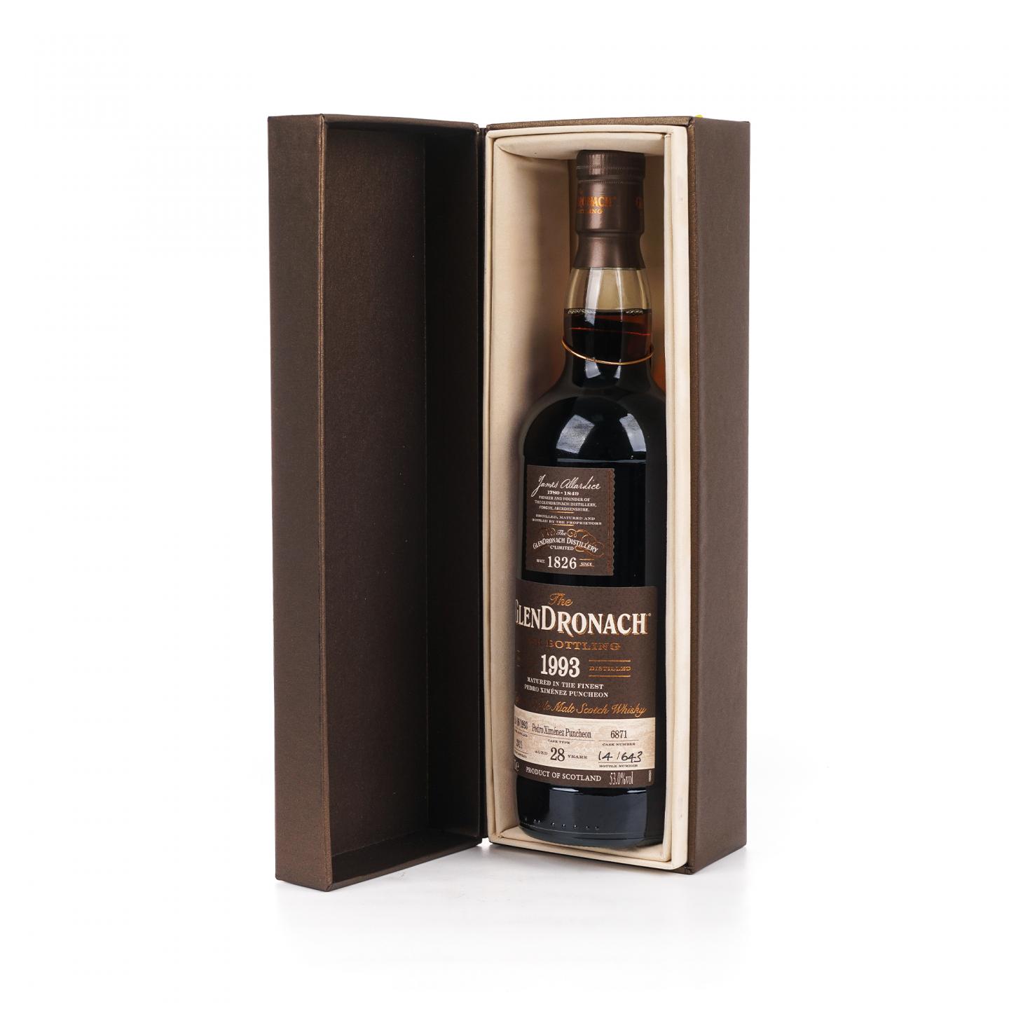 Glendronach 格兰多纳 28年 1993-2021 雪莉桶#6871