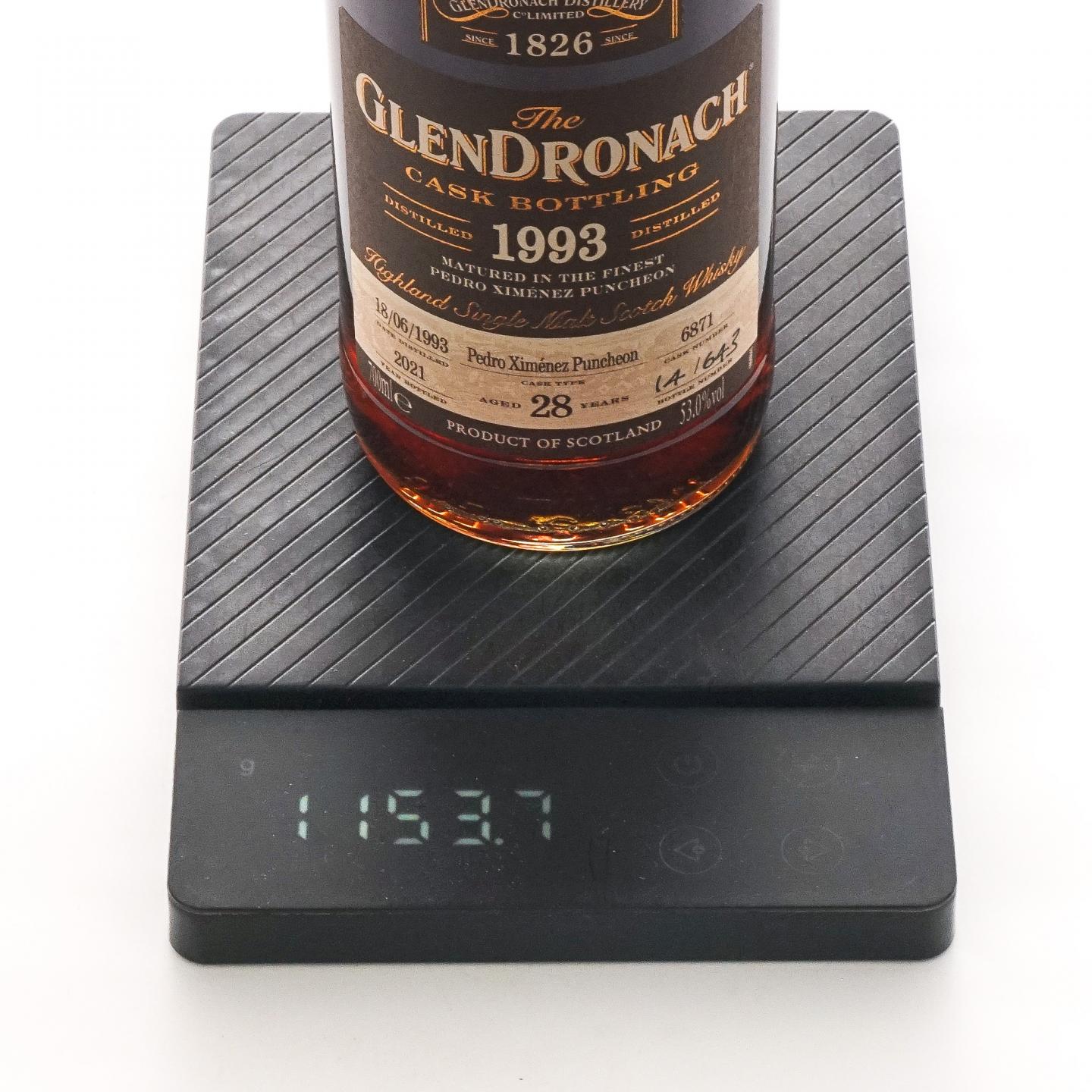 Glendronach 格兰多纳 28年 1993-2021 雪莉桶#6871