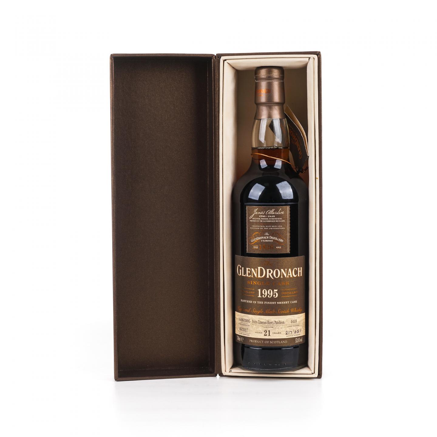 Glendronach 格兰多纳 21年 1995-2017 雪莉桶#4418