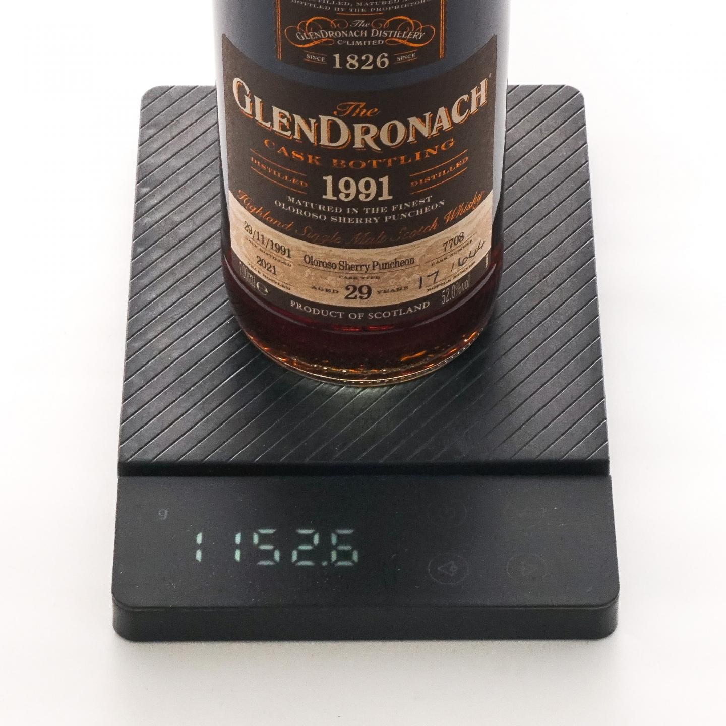 Glendronach 格兰多纳 29年 1991-2021 雪莉桶#7708