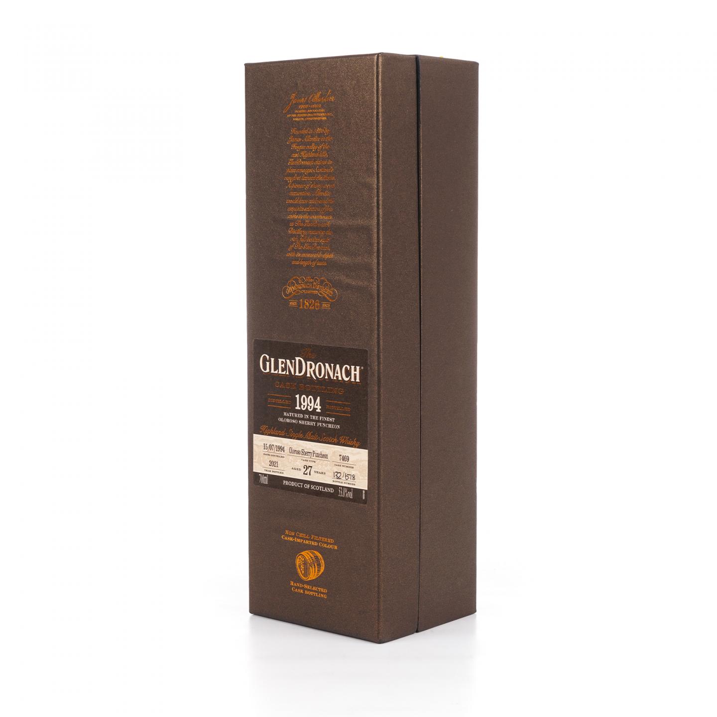 Glendronach 格兰多纳 27年 1994-2021 雪莉桶#7469
