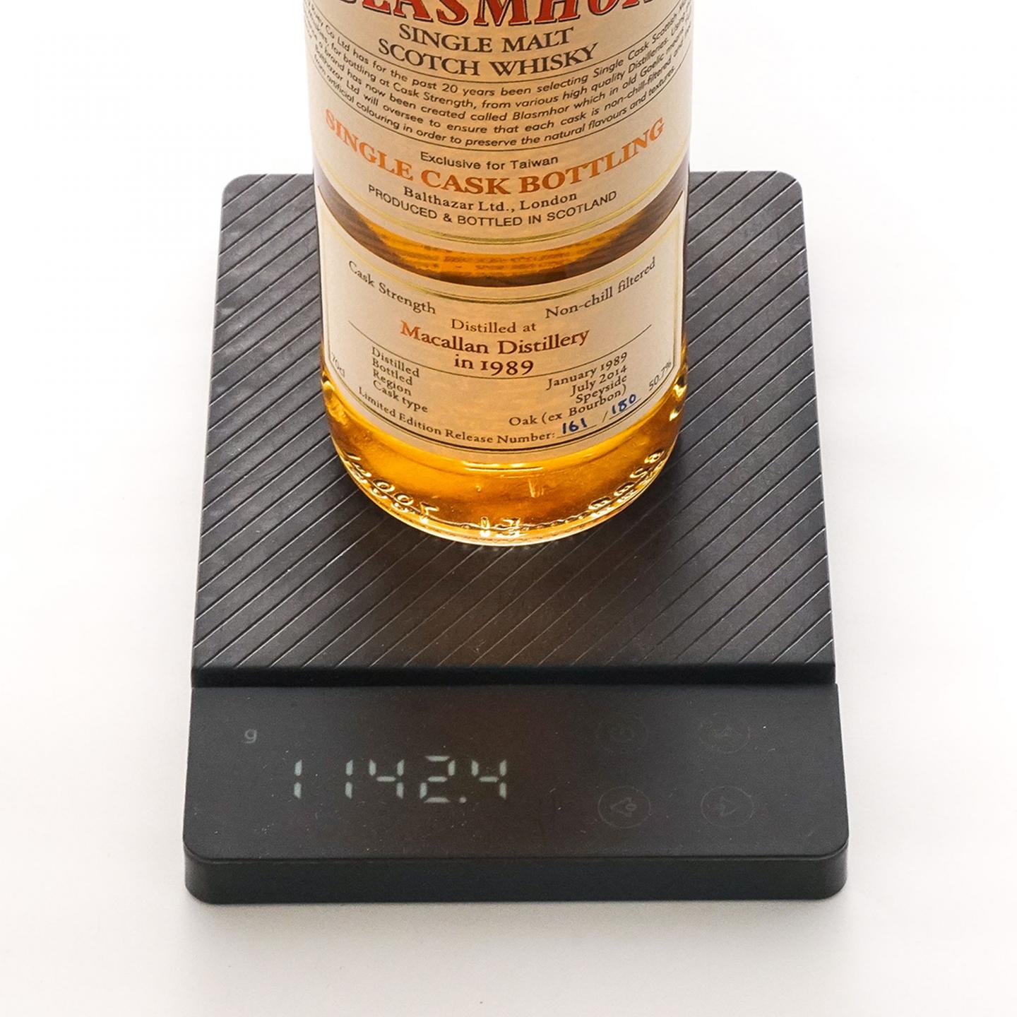 Macallan 麦卡伦 25年 1989-2014 单桶桶强 Blasmhor