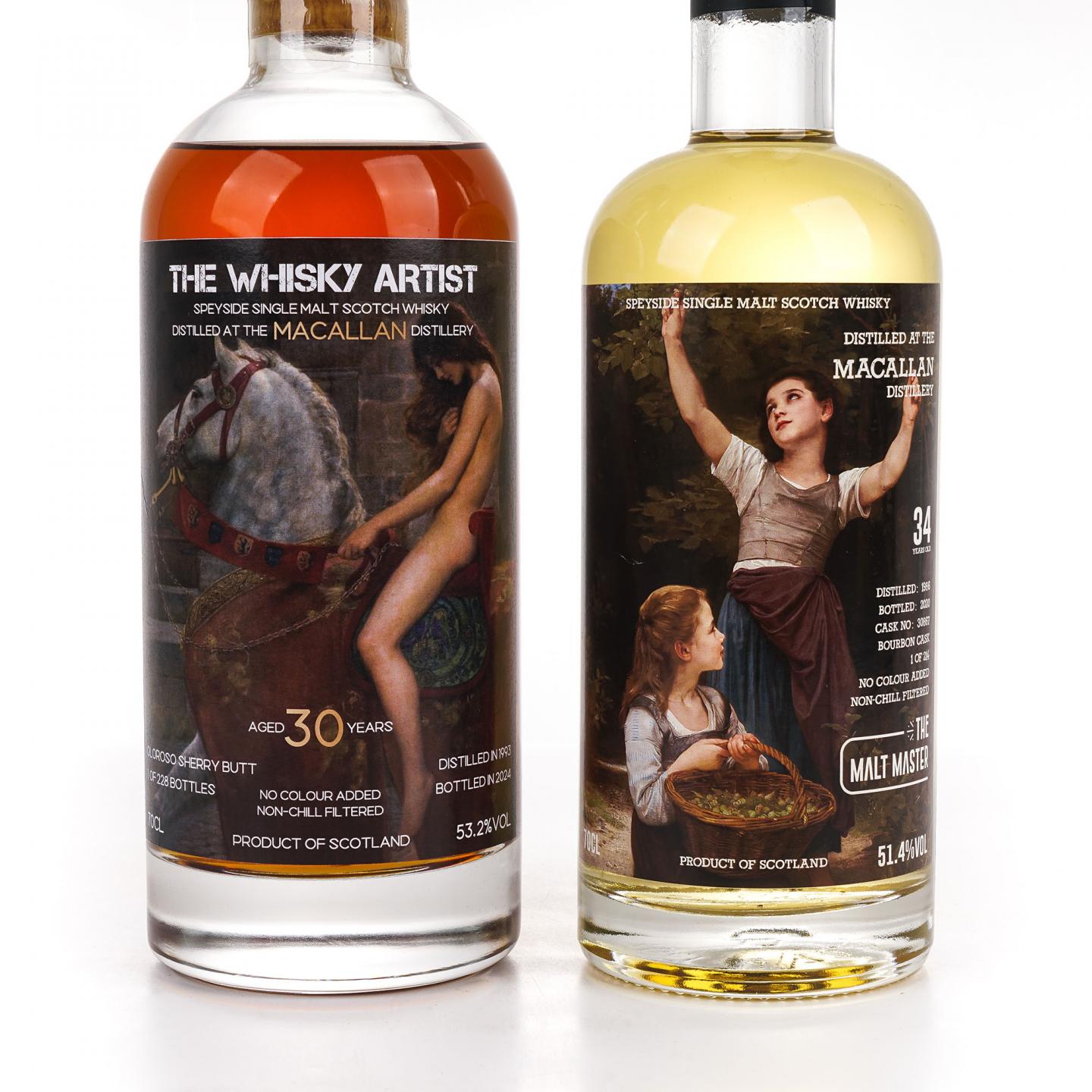 Macallan 麦卡伦 30/34年 1993/1986 2瓶组