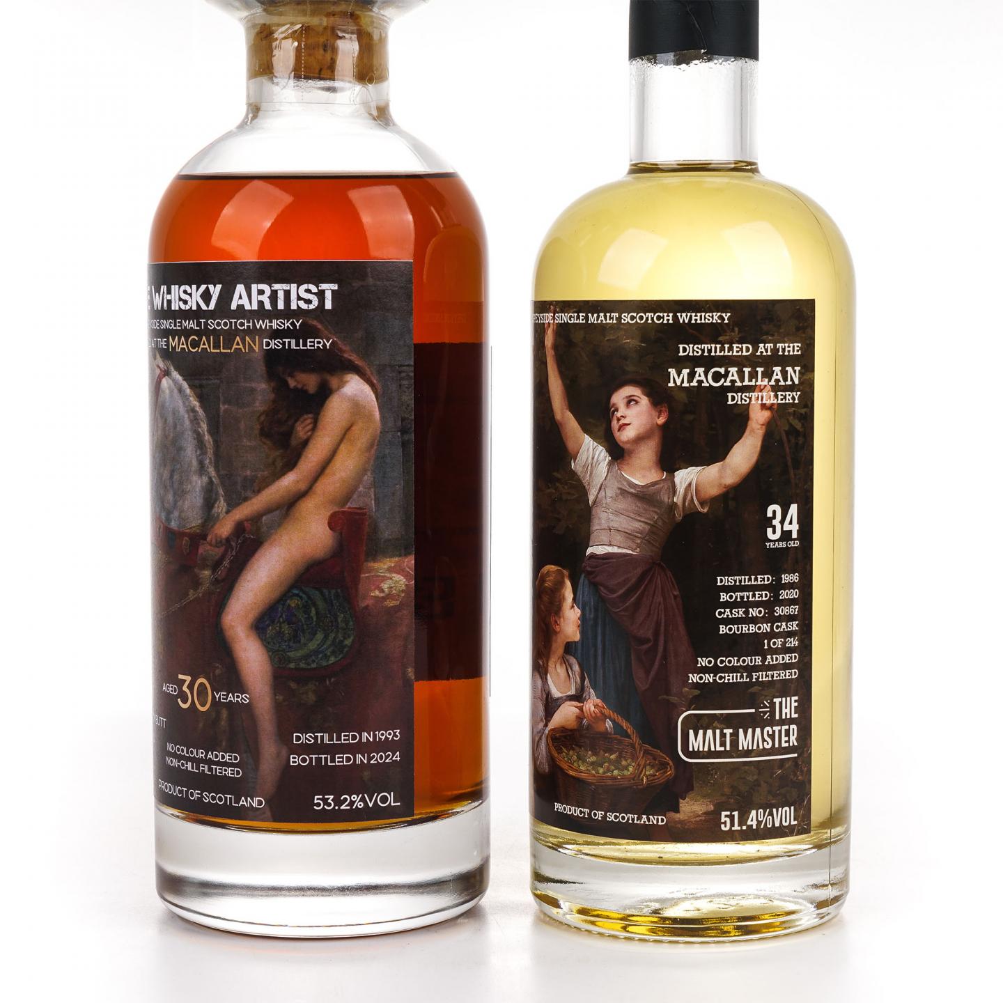 Macallan 麦卡伦 30/34年 1993/1986 2瓶组