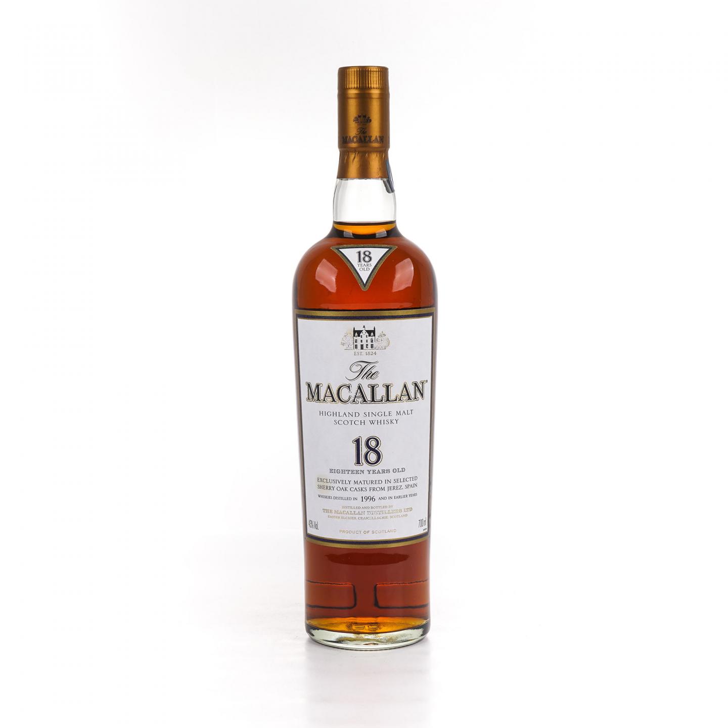 Macallan 麦卡伦 18年 1996 雪莉桶 700ml