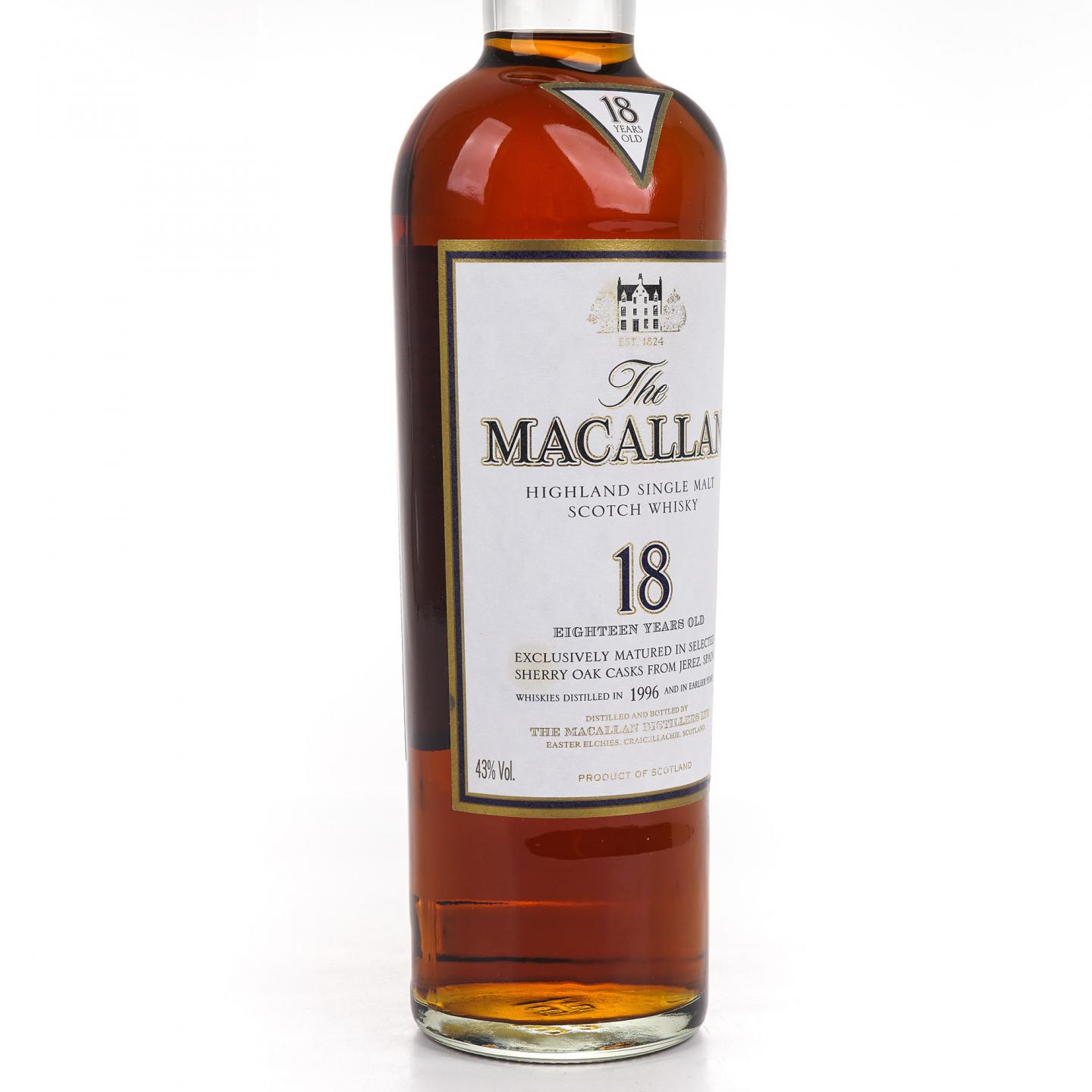 Macallan 麦卡伦 18年 1996 雪莉桶 700ml