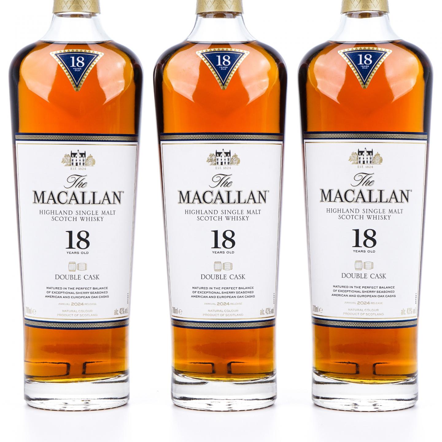 【附X光图】Macallan 麦卡伦 18年 2024 雪莉桶 700ml*5