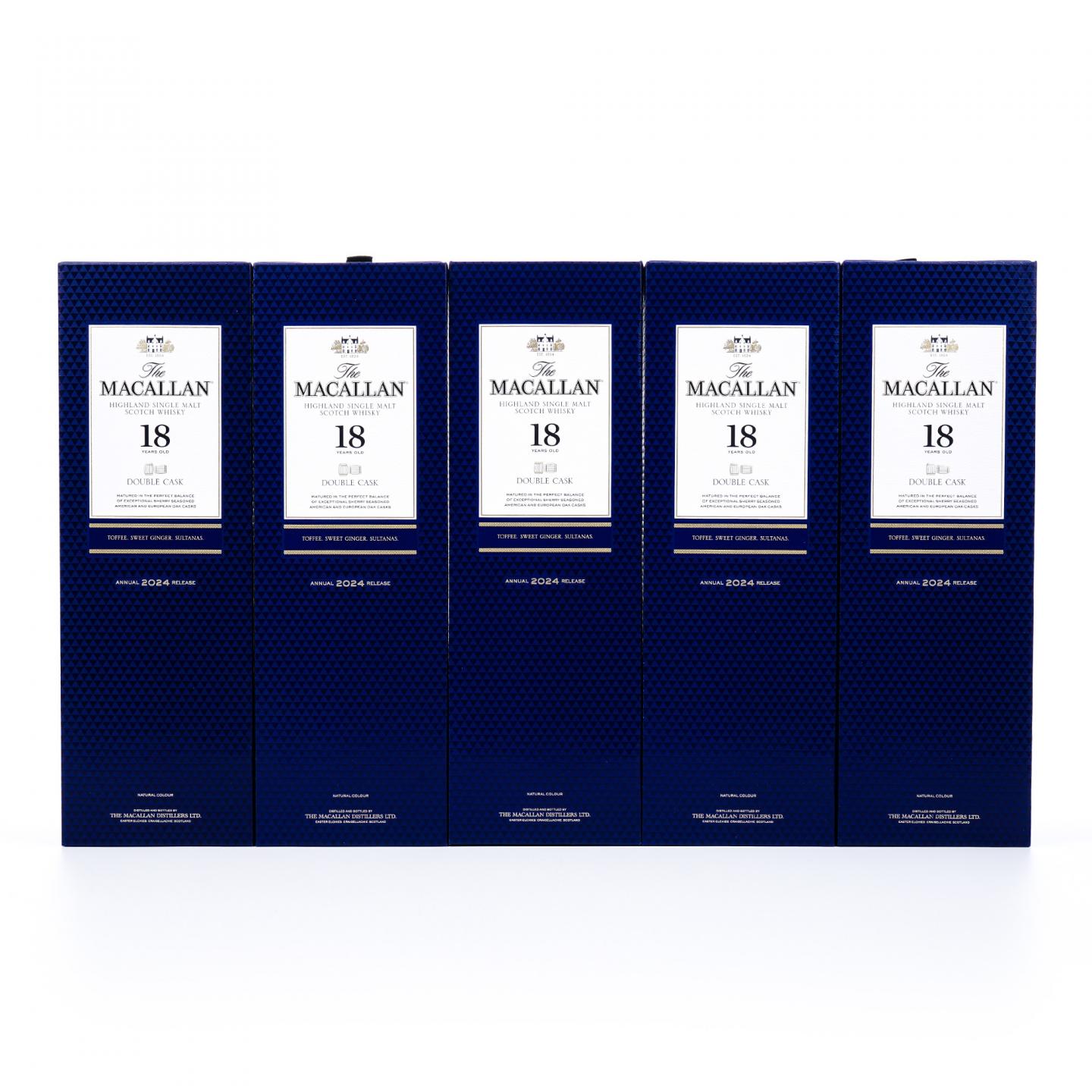 【附X光图】Macallan 麦卡伦 18年 2024 雪莉桶 700ml*5