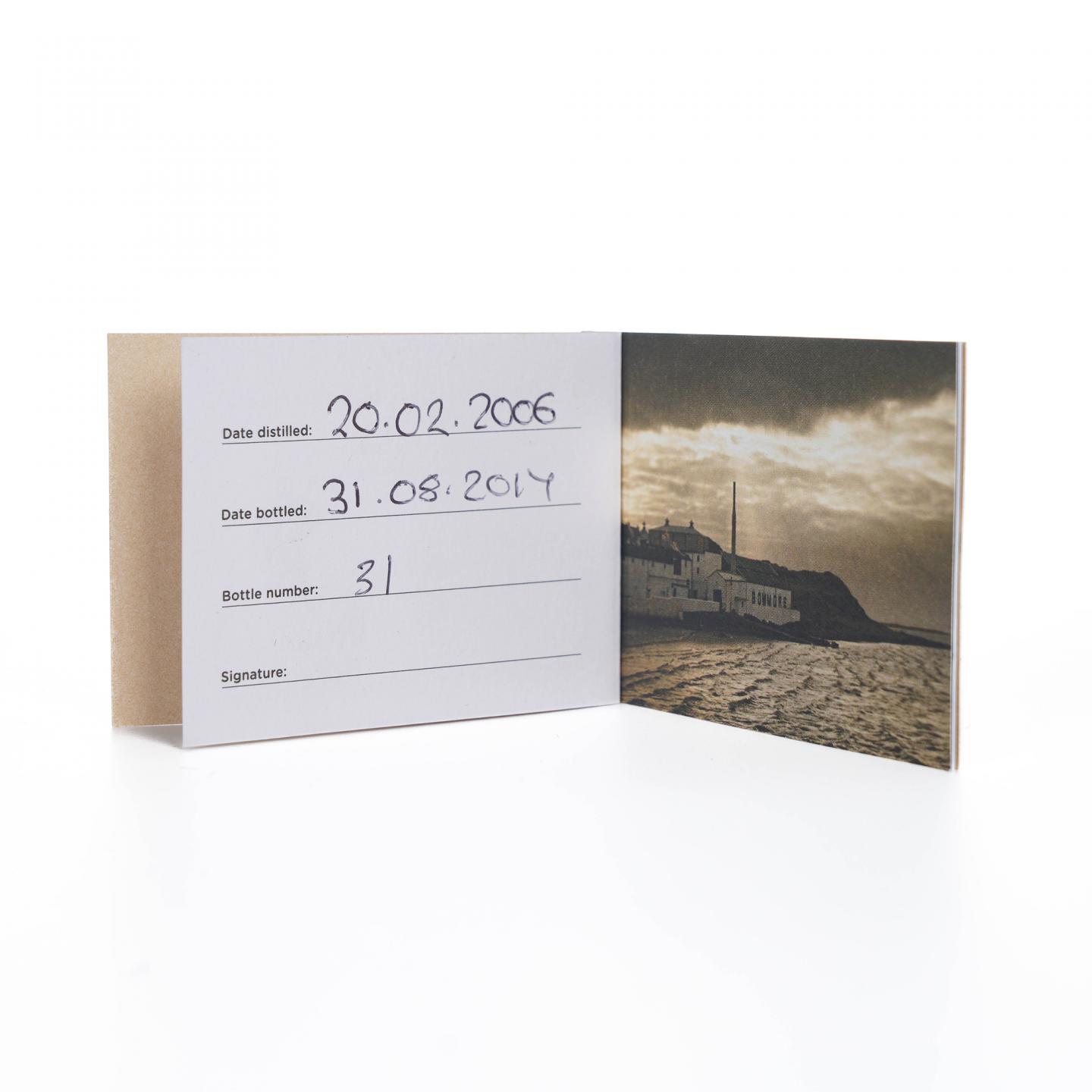 Bowmore 波摩 2006 Hand-Filled 桶号#847