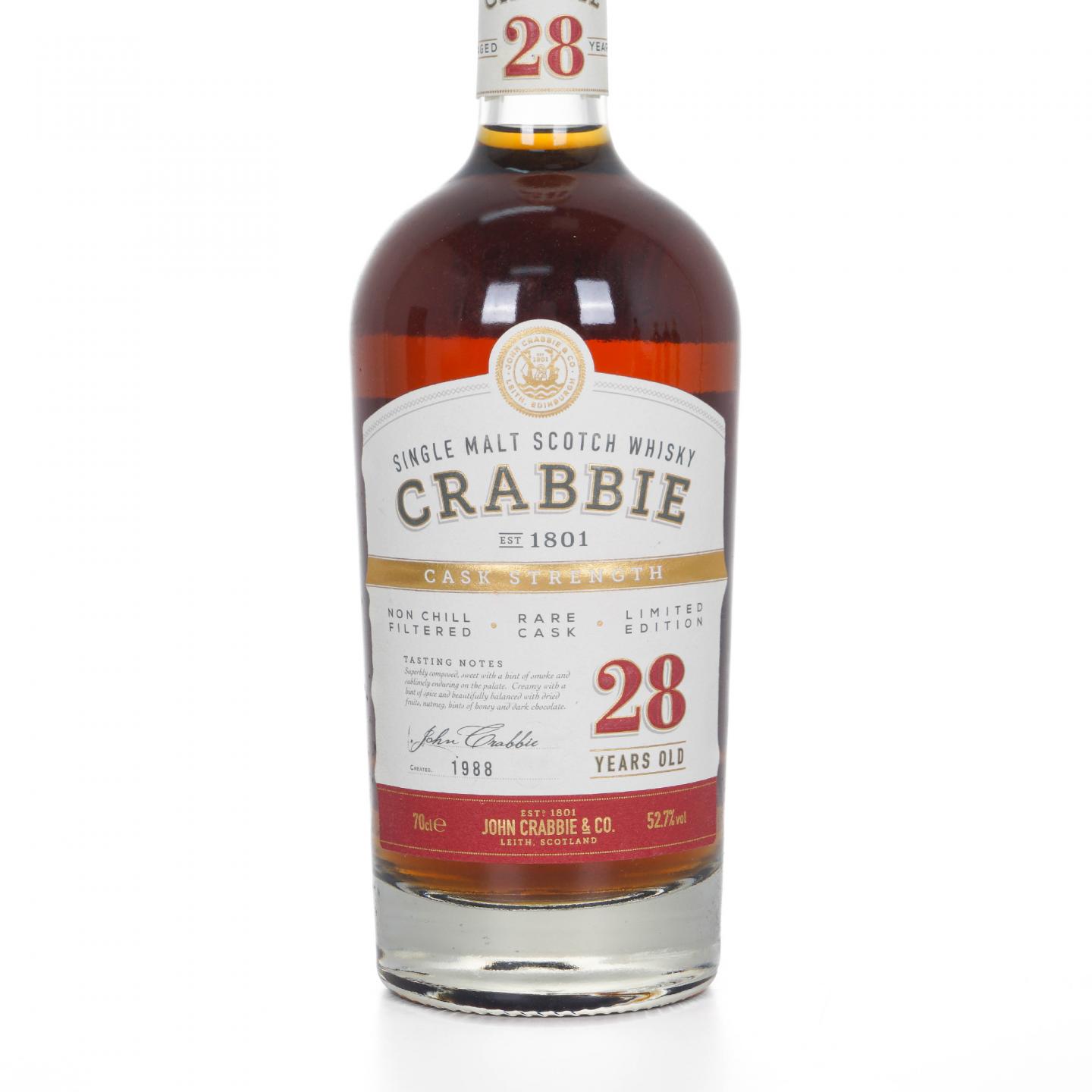 Crabbie 28年 1988 Rare Cask 桶强