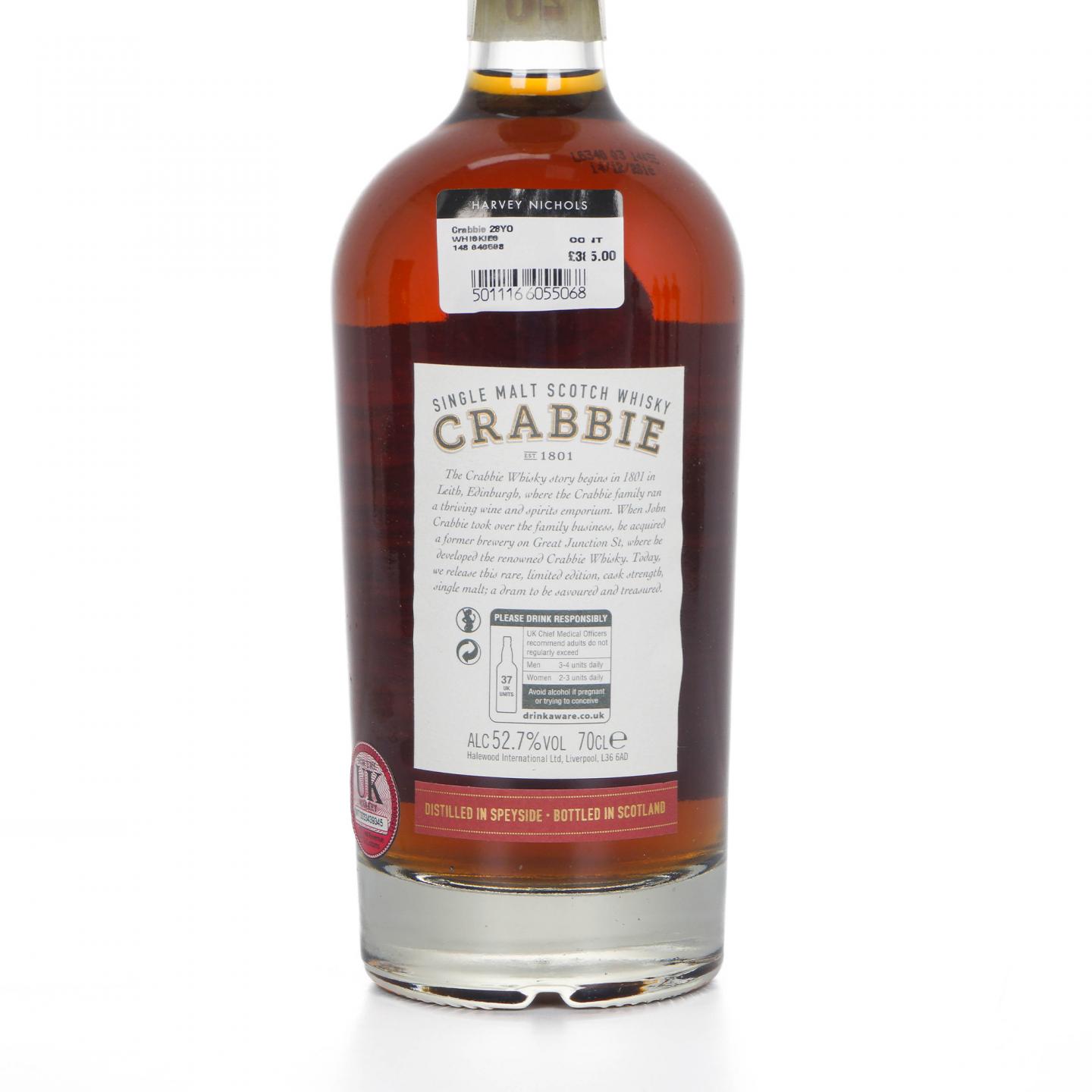 Crabbie 28年 1988 Rare Cask 桶强