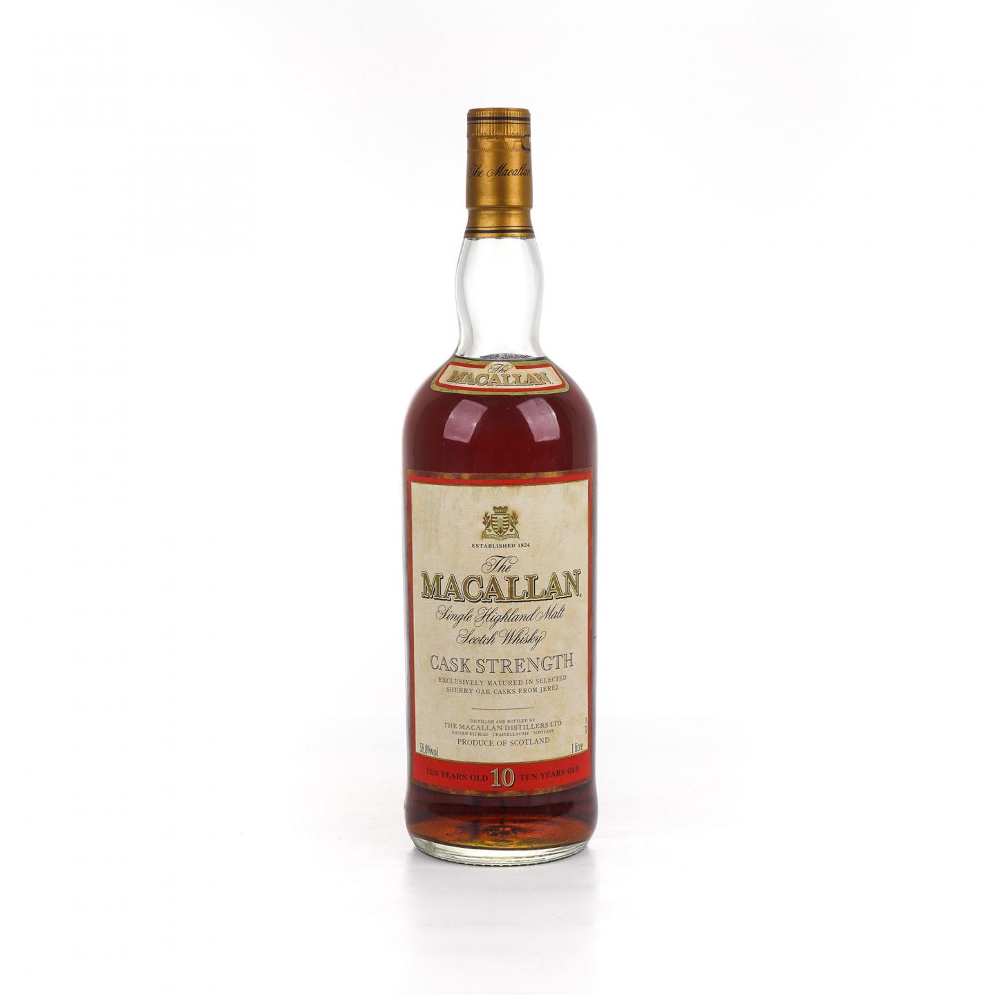 Macallan 麦卡伦 10年 桶强 1L 58.8%