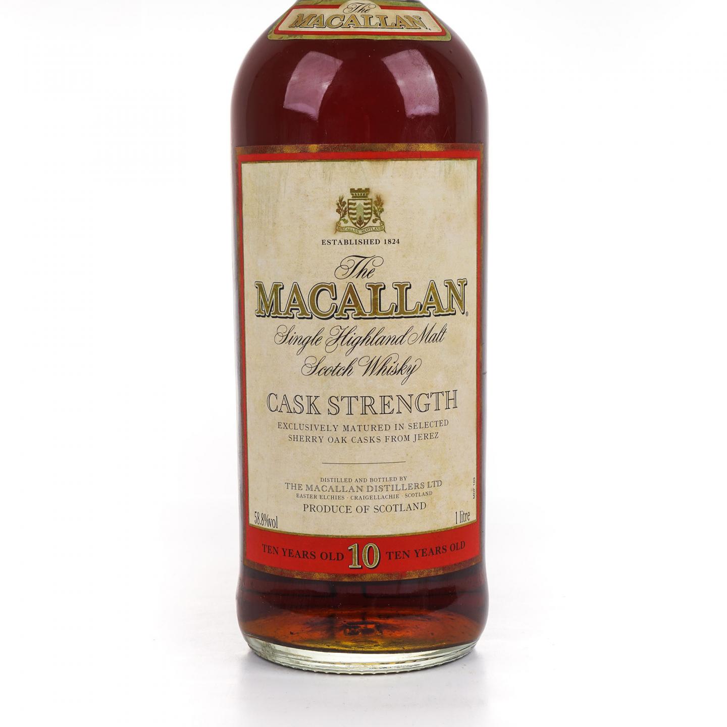 Macallan 麦卡伦 10年 桶强 1L 58.8%