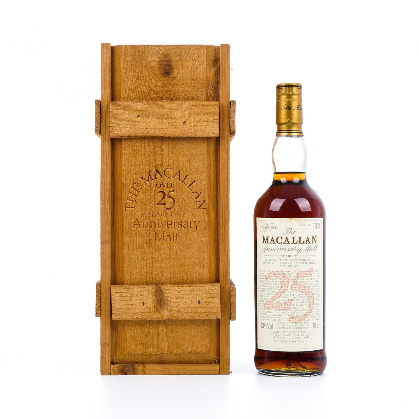 Macallan 麦卡伦 25年 Anniversary Malt 750ml
