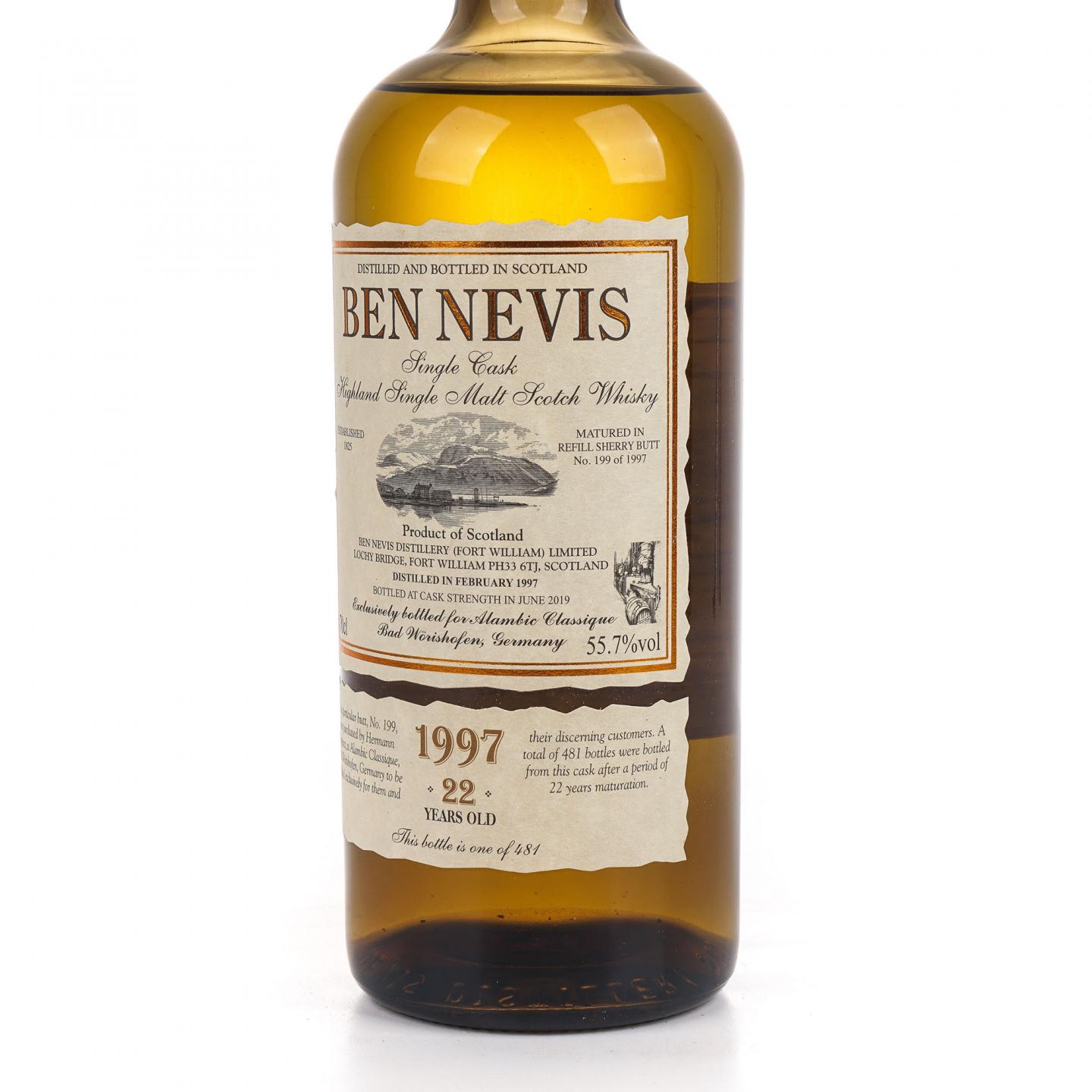 Ben Nevis 本尼维斯 22年 1997-2019 雪莉桶