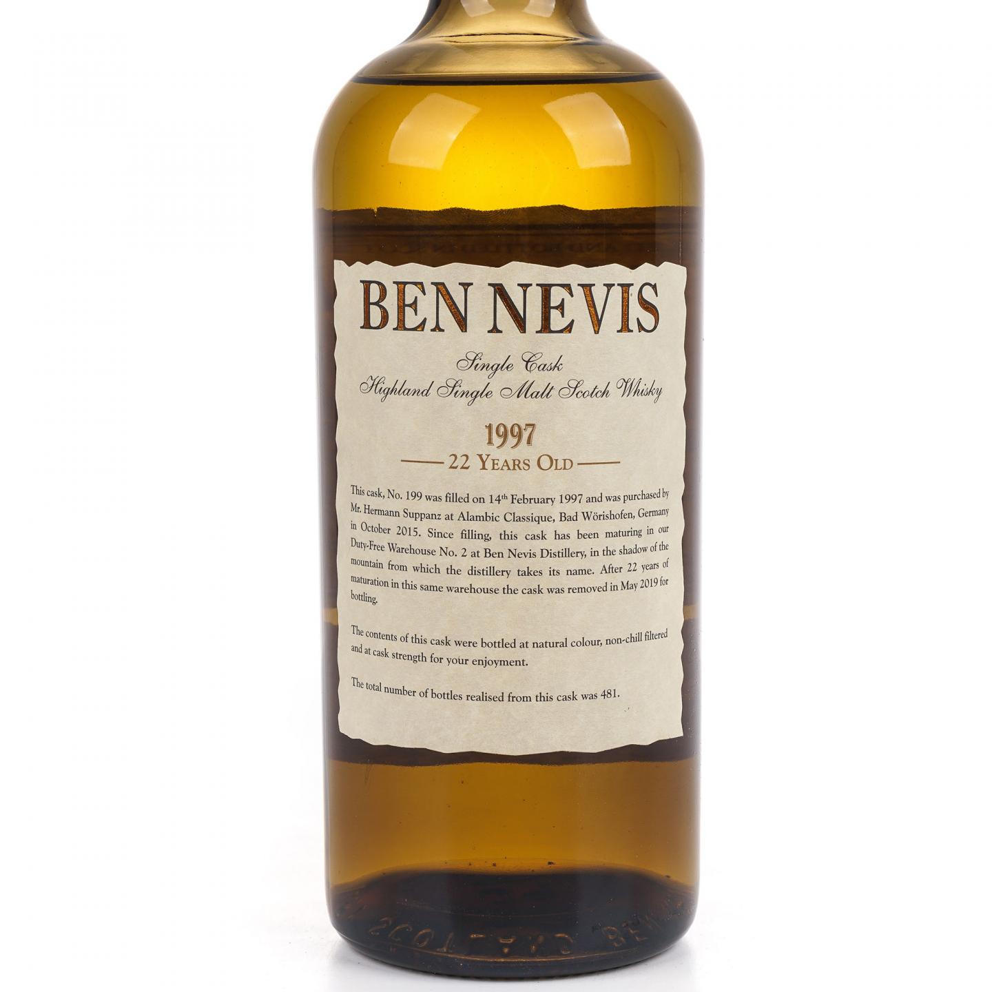 Ben Nevis 本尼维斯 22年 1997-2019 雪莉桶