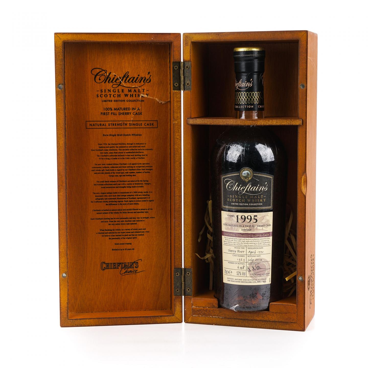 Chieftain's 老酋长 1995-2014 雪莉单桶#1363 IM