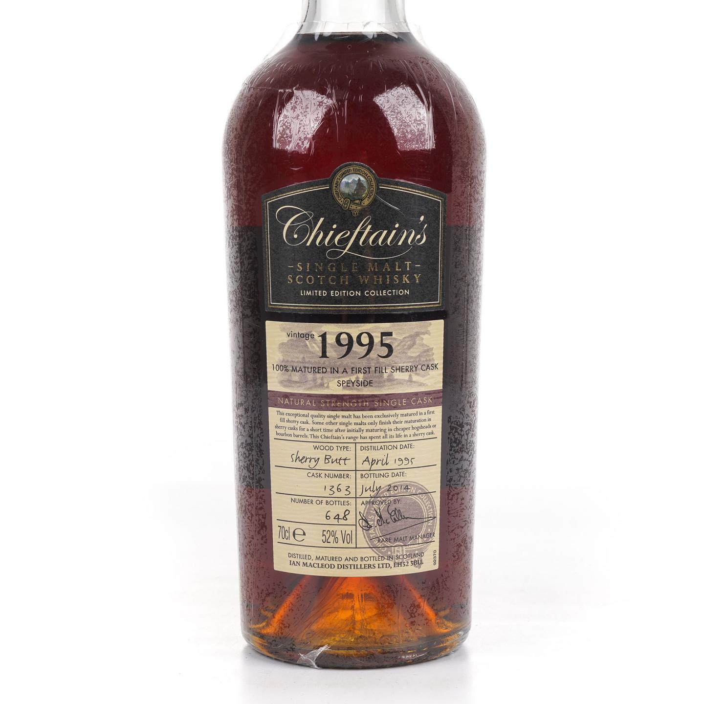 Chieftain's 老酋长 1995-2014 雪莉单桶#1363 IM