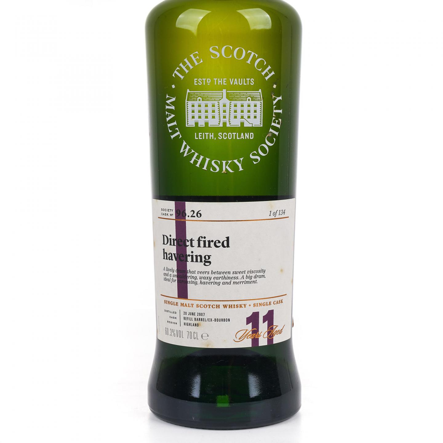 SMWS 96.26 格兰多纳 11年 2007 单桶