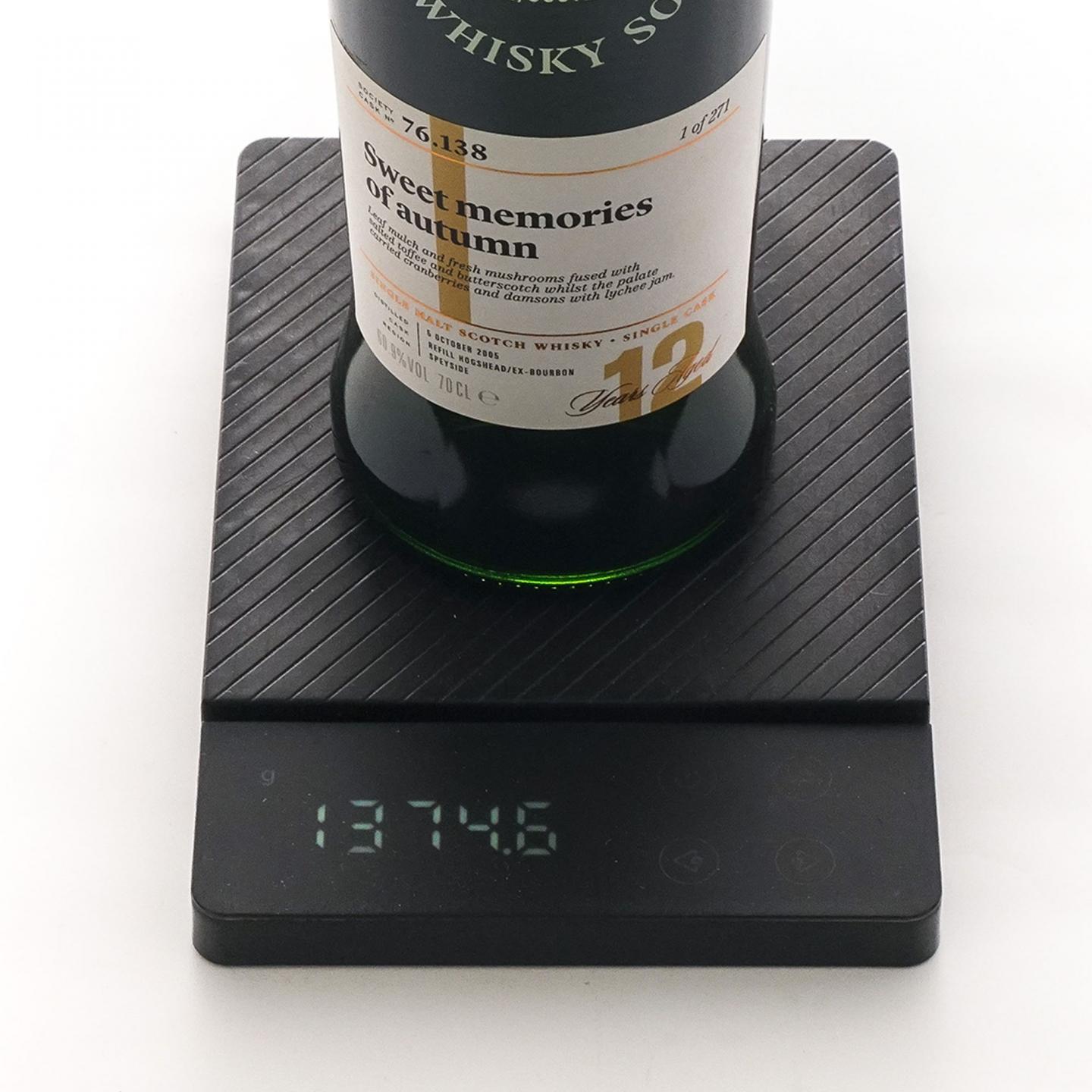 SMWS 76.138 慕赫 12年 2005 