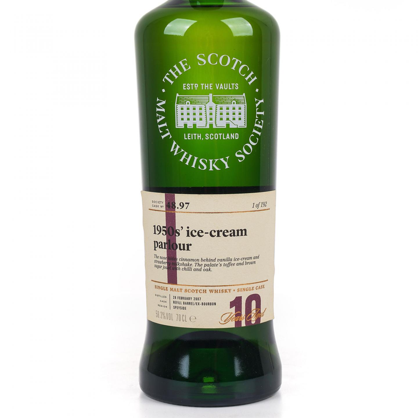 SMWS 48.97 巴门纳克 10年 2007