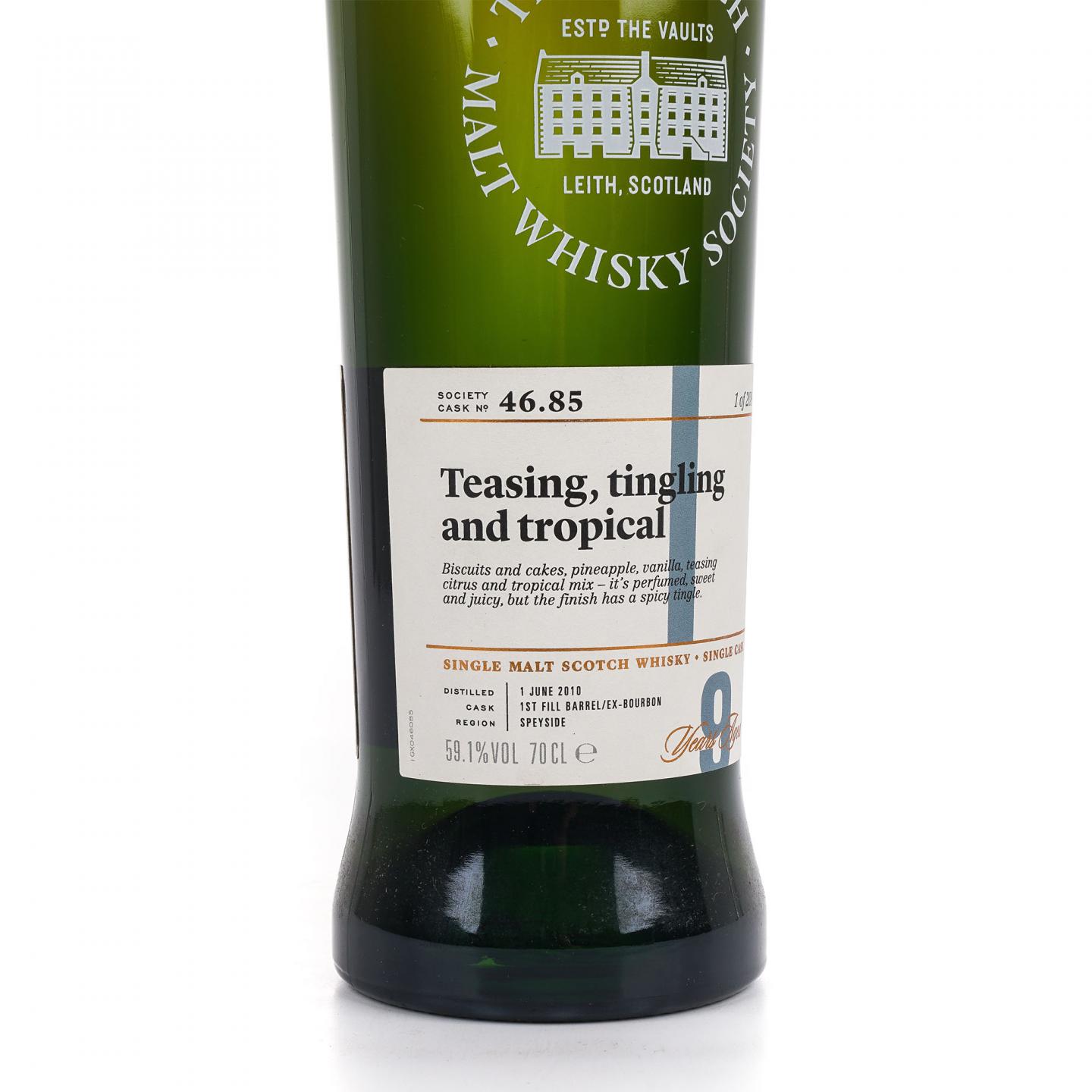 SMWS 46.85 格兰洛西 9年 2010