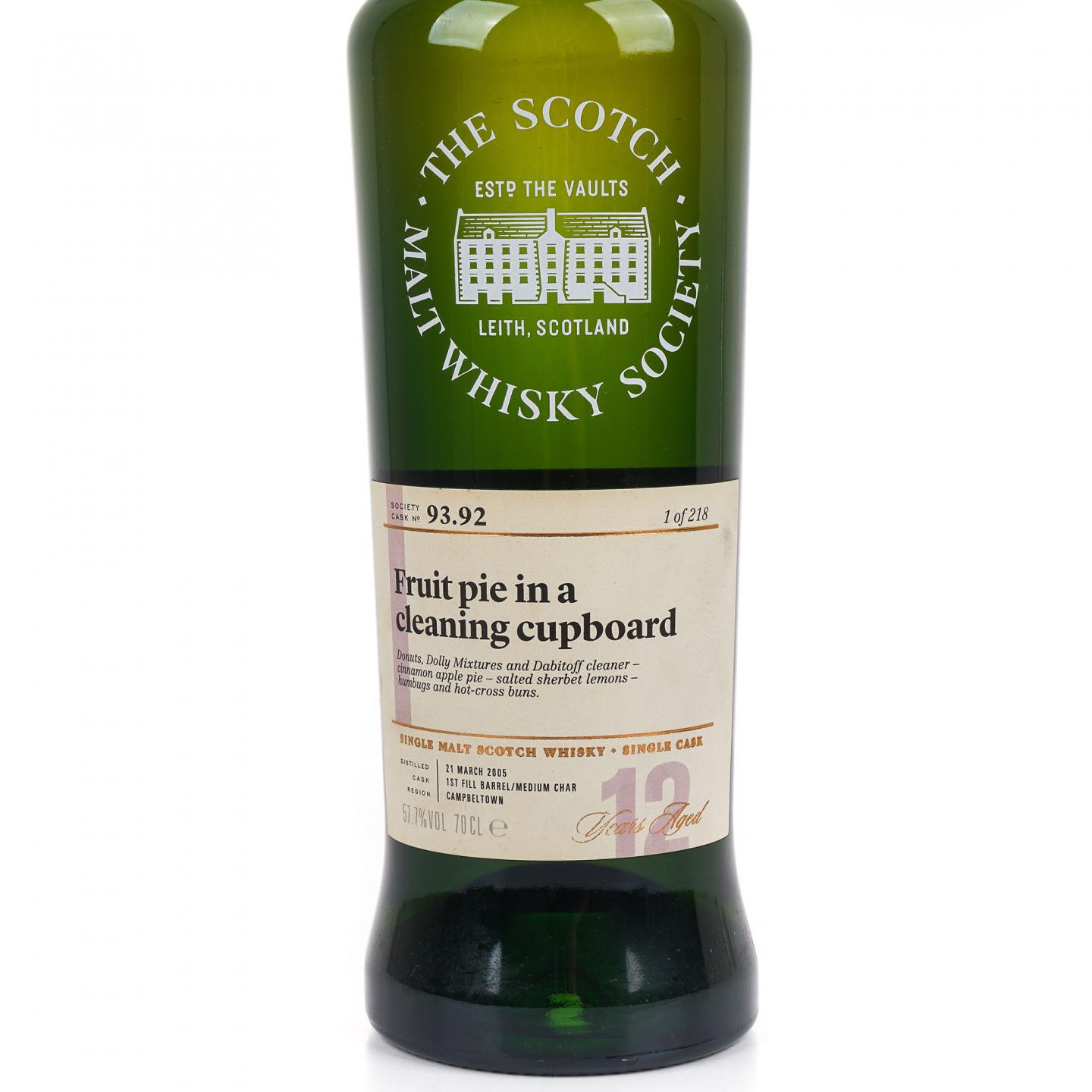 SMWS 93.92 格兰帝 12年 2005