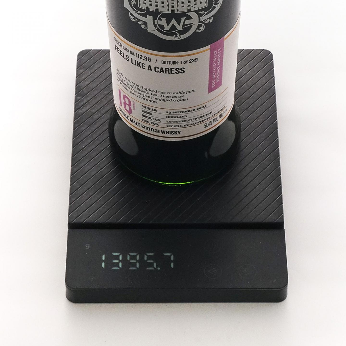 SMWS 112.99 罗曼湖 18年 2003