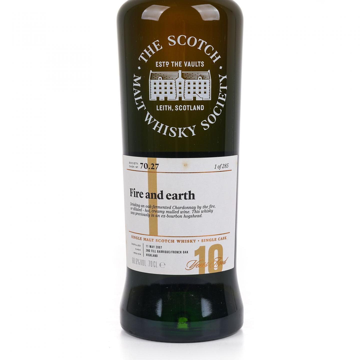 SMWS 70.27 巴布莱尔 10年 2007