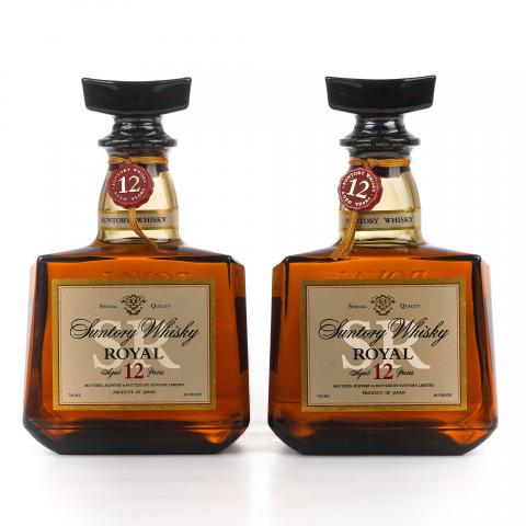 三得利 金花 Royal 12年 SR白标 2支组