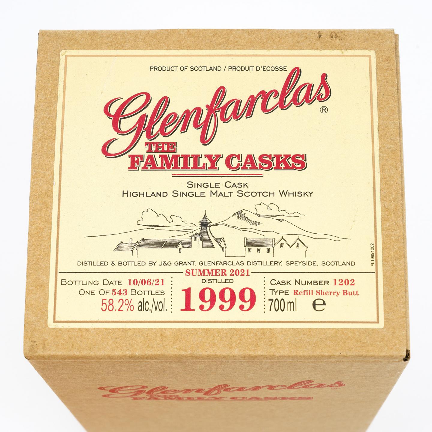 Glenfarclas 格兰花格 1999-2021 家族桶#1202