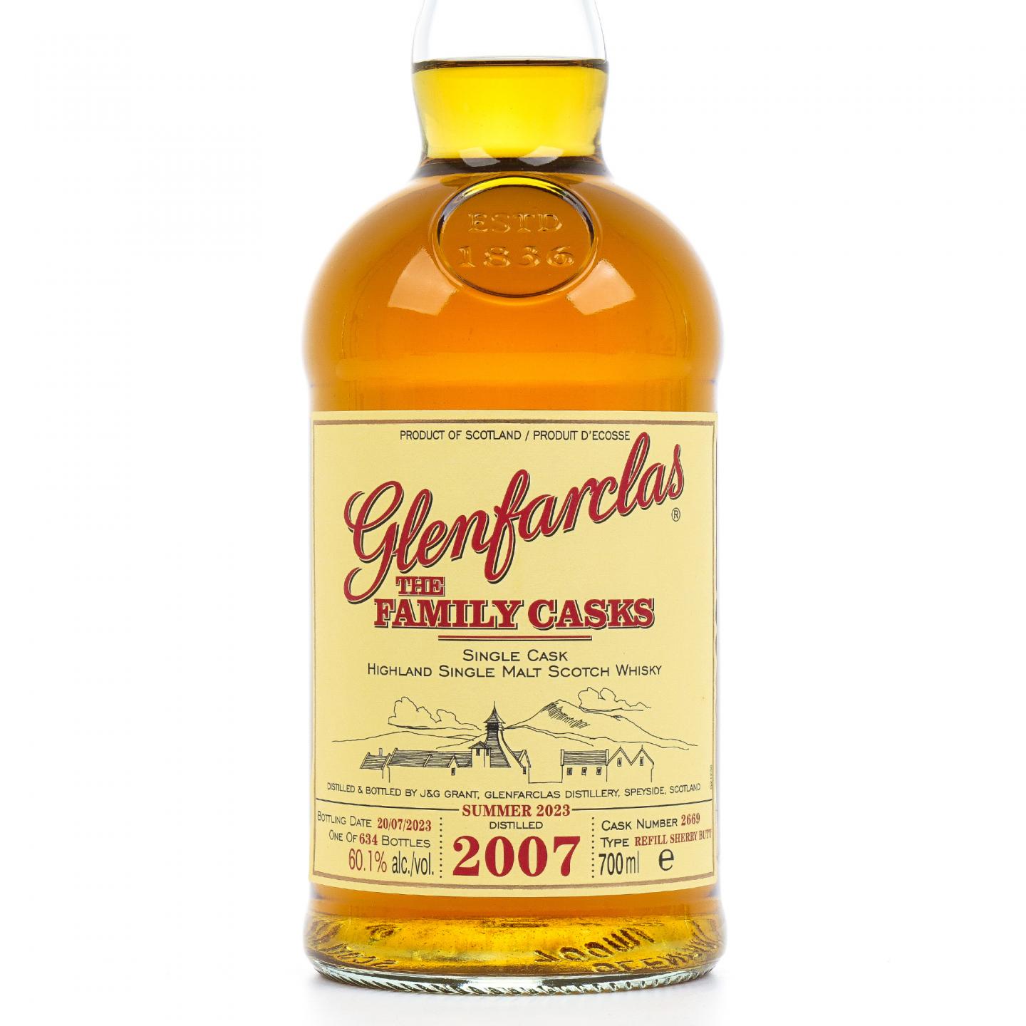 Glenfarclas 格兰花格 2007-2023 家族桶#2669