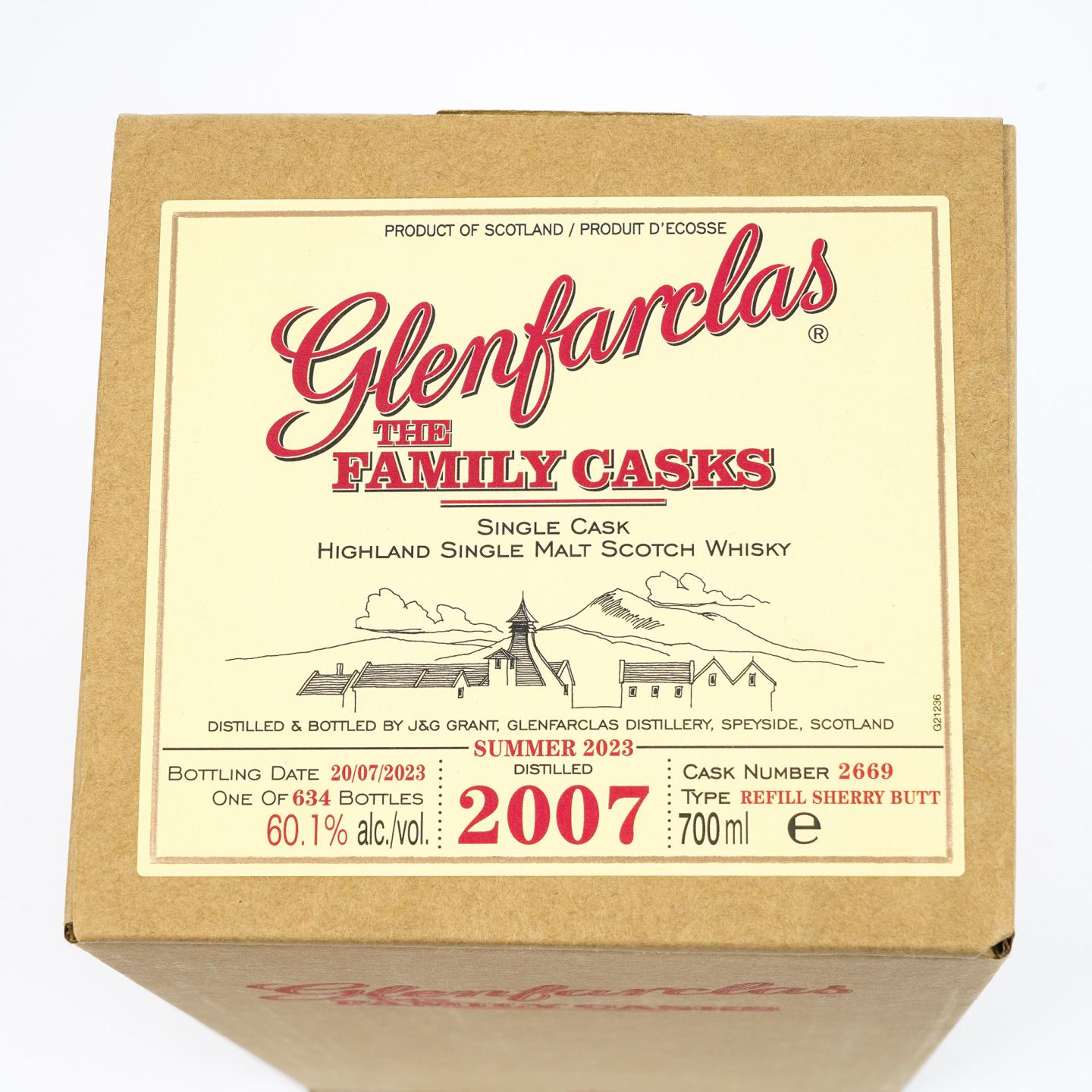 Glenfarclas 格兰花格 2007-2023 家族桶#2669