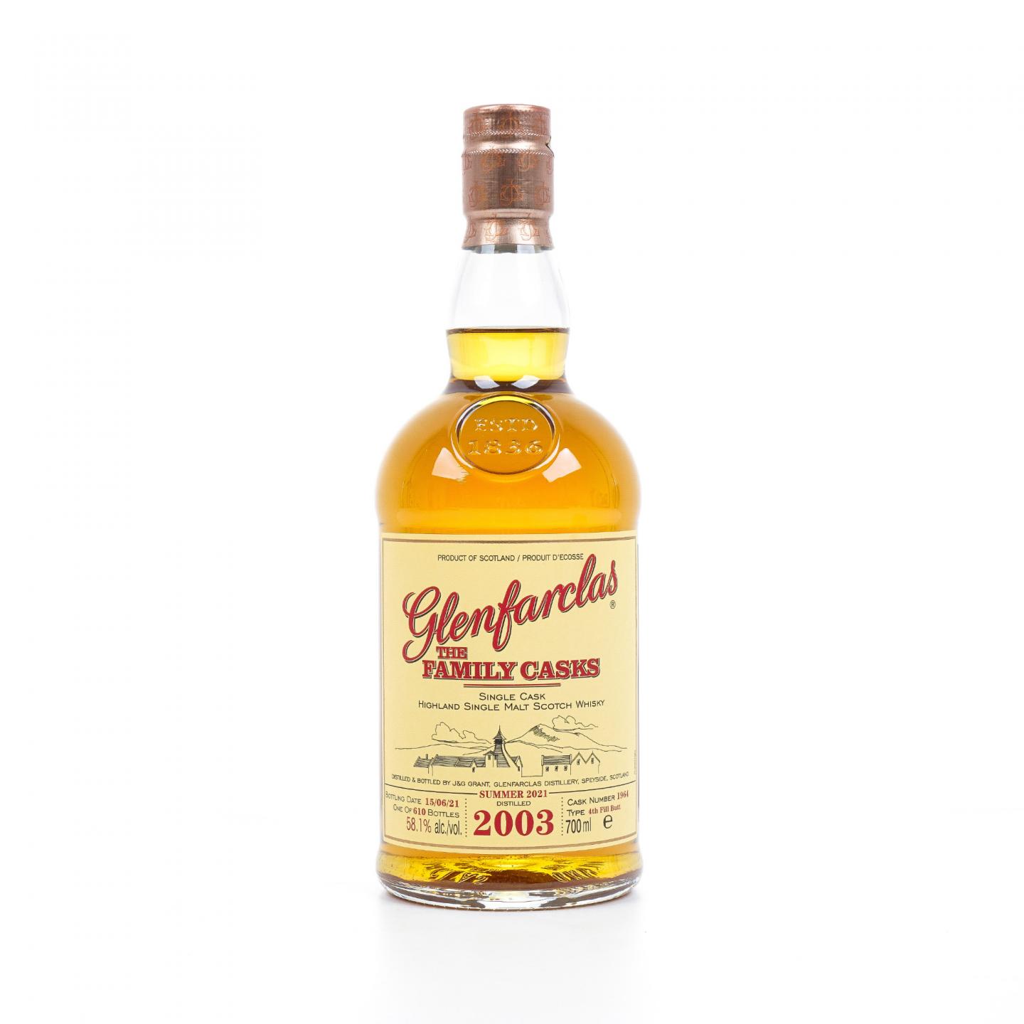 Glenfarclas 格兰花格 2003-2021 家族桶#1964