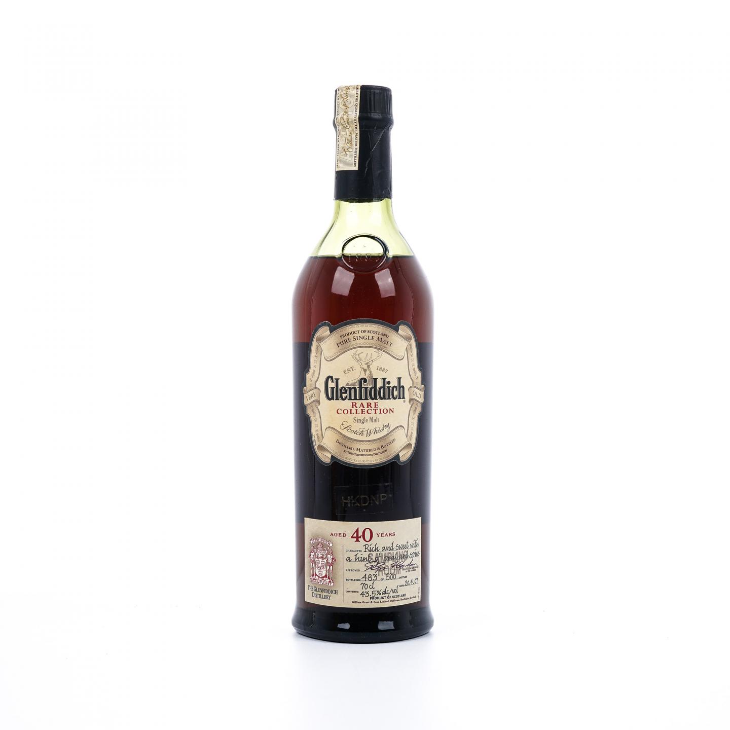 Glenfiddich 格兰菲迪 40年 Rare Collection