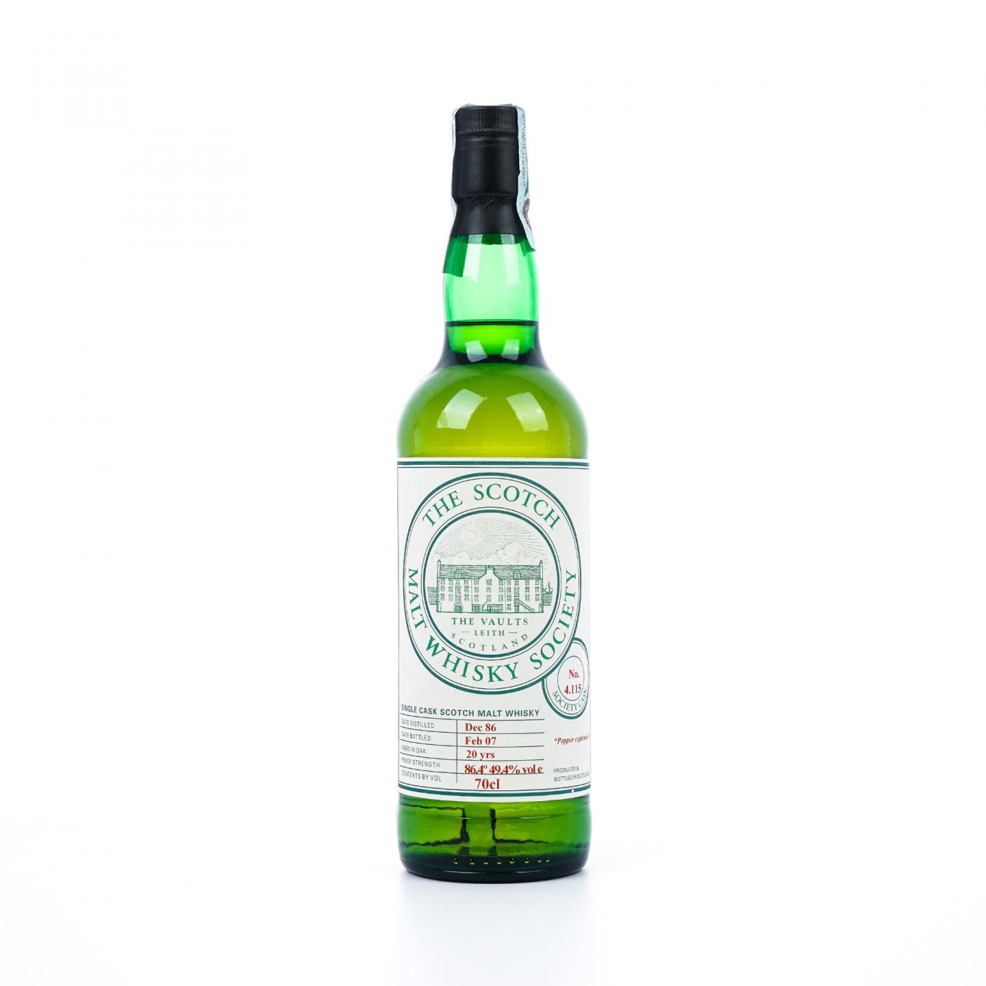 SMWS 4.115 高原骑士 20年 1986-2007