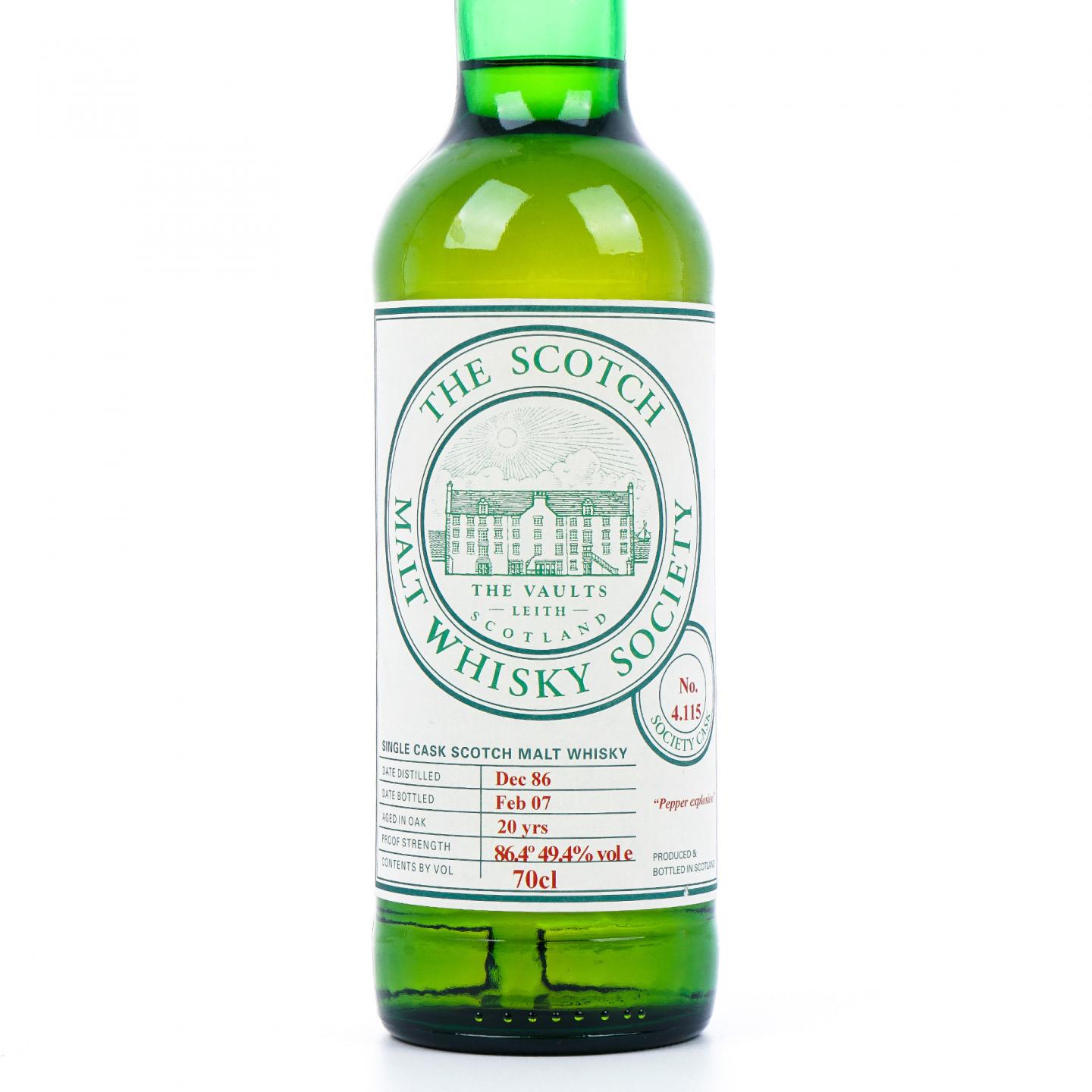 SMWS 4.115 高原骑士 20年 1986-2007