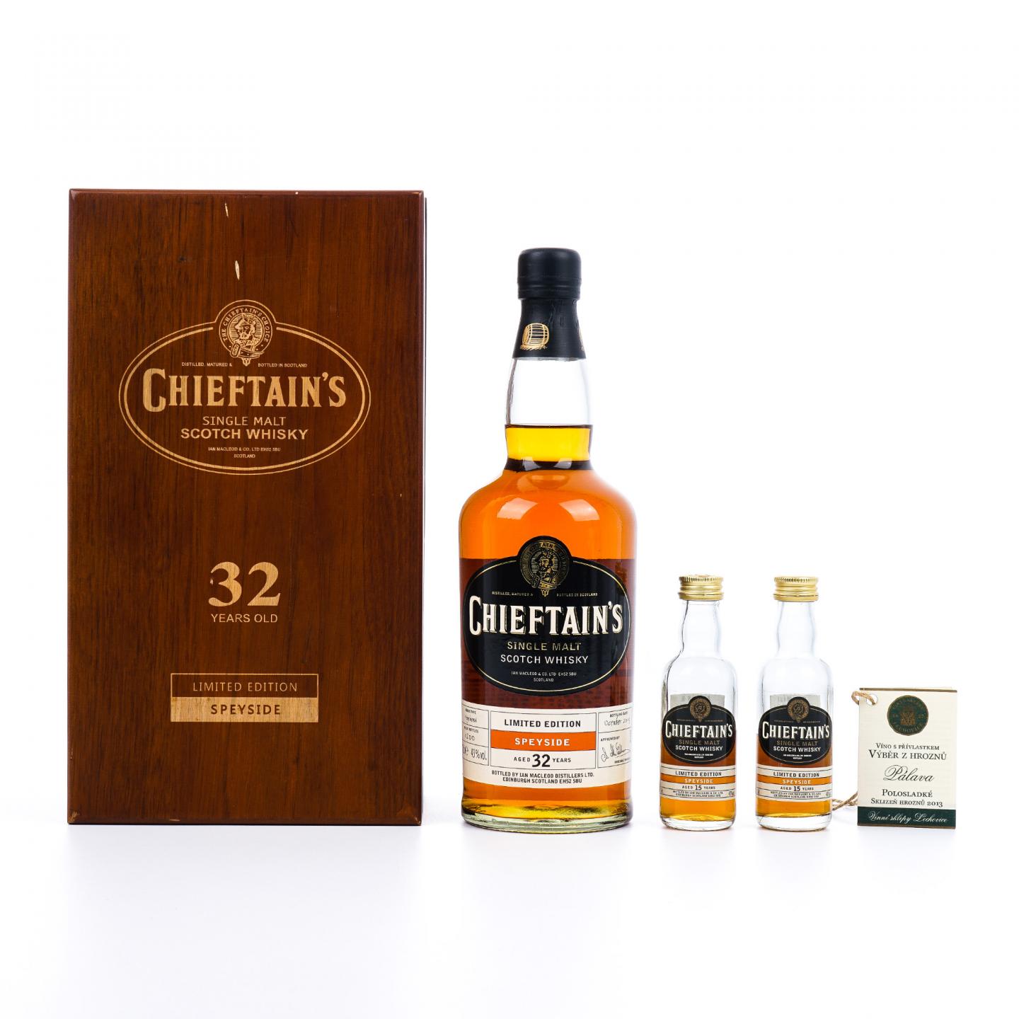 Chieftain's 32年 秘密斯佩塞IM 附赠2支15年酒版（700ml+2*50ml）