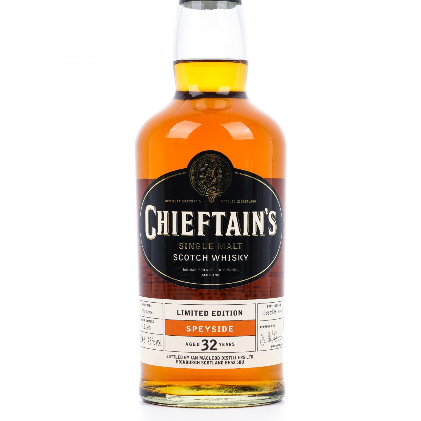 Chieftain's 32年 秘密斯佩塞IM 附赠2支15年酒版（700ml+2*50ml）