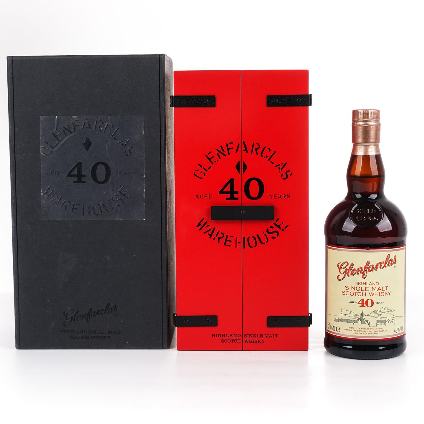 Glenfarclas 格兰花格 40年 红礼盒版