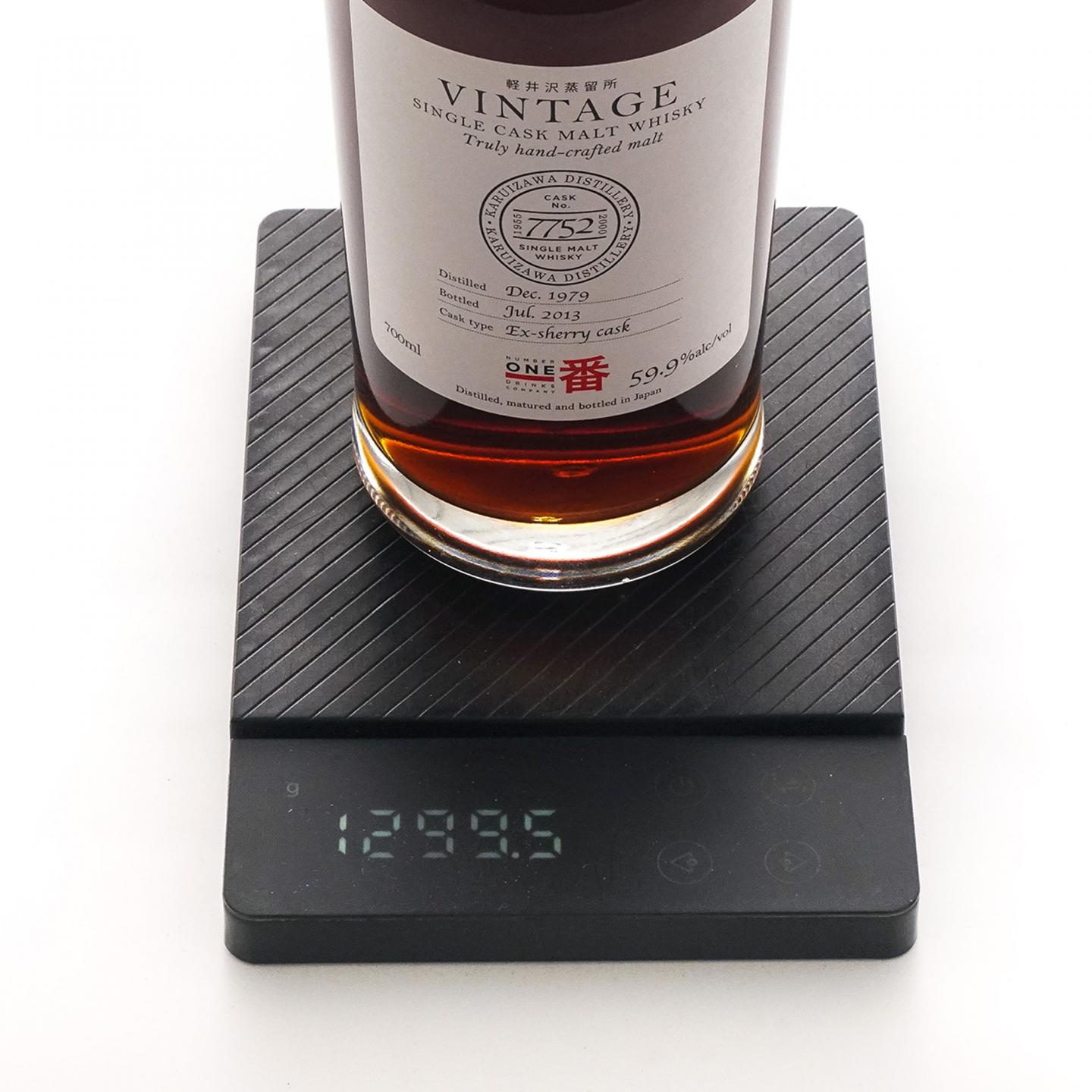 轻井泽 1979-2013 雪莉单桶 圈标#7752