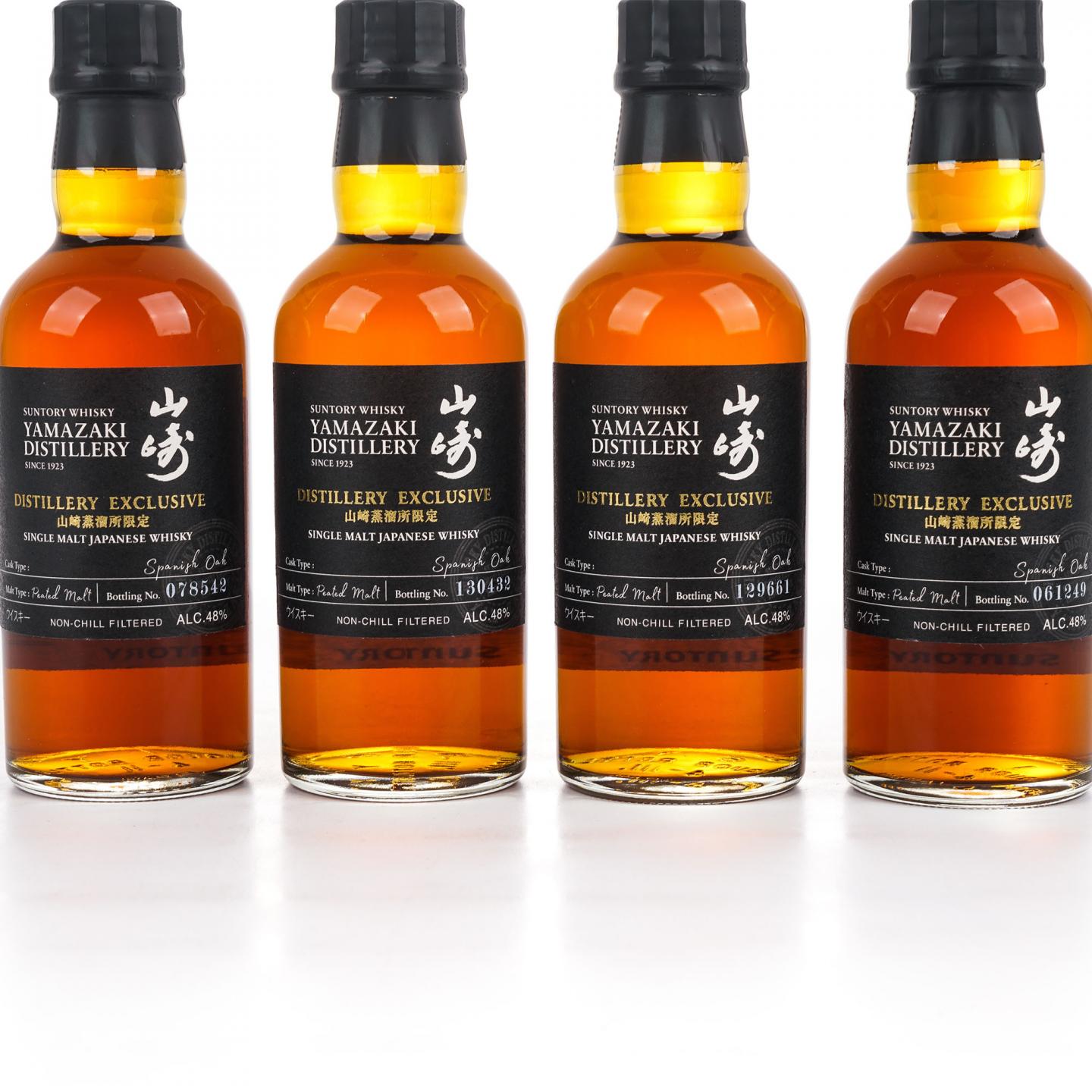 【中样】山崎蒸馏所限定 Peated Malt 4瓶组*180ml