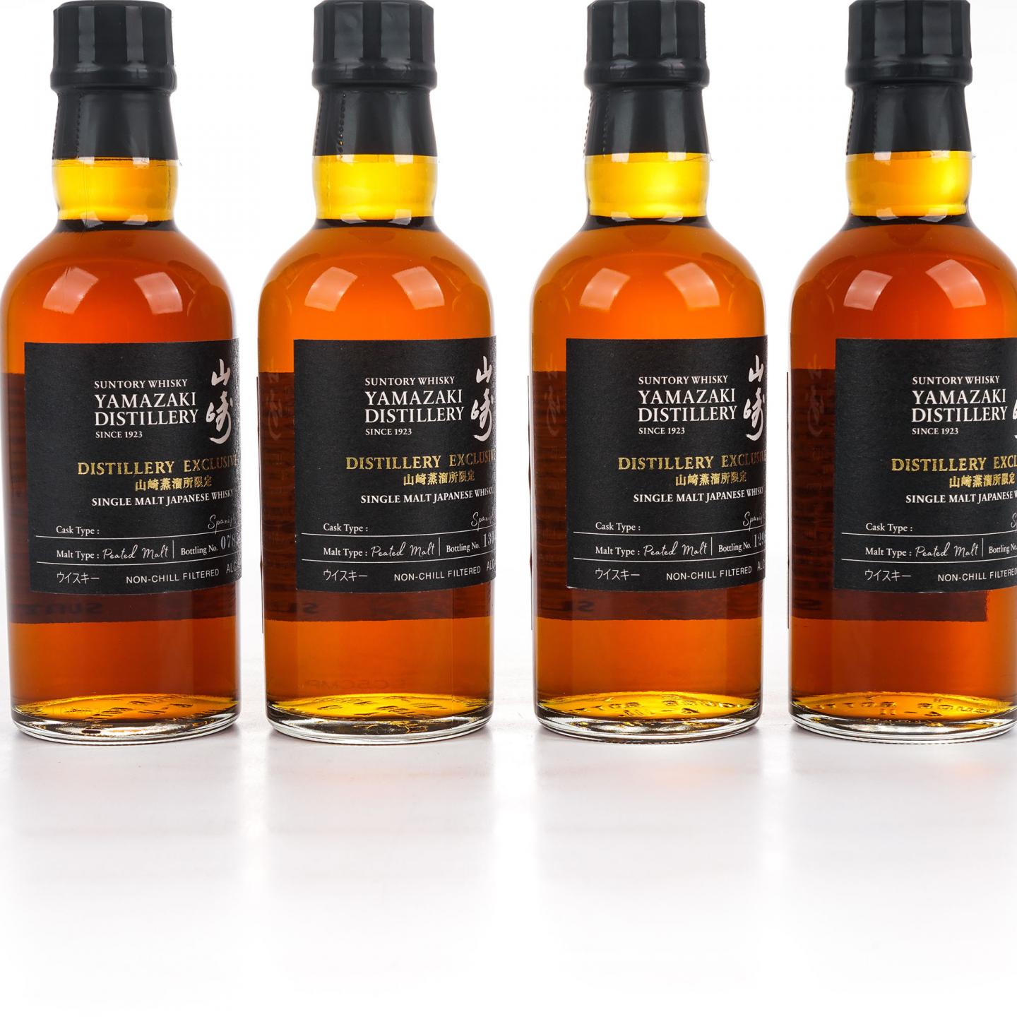 【中样】山崎蒸馏所限定 Peated Malt 4瓶组*180ml