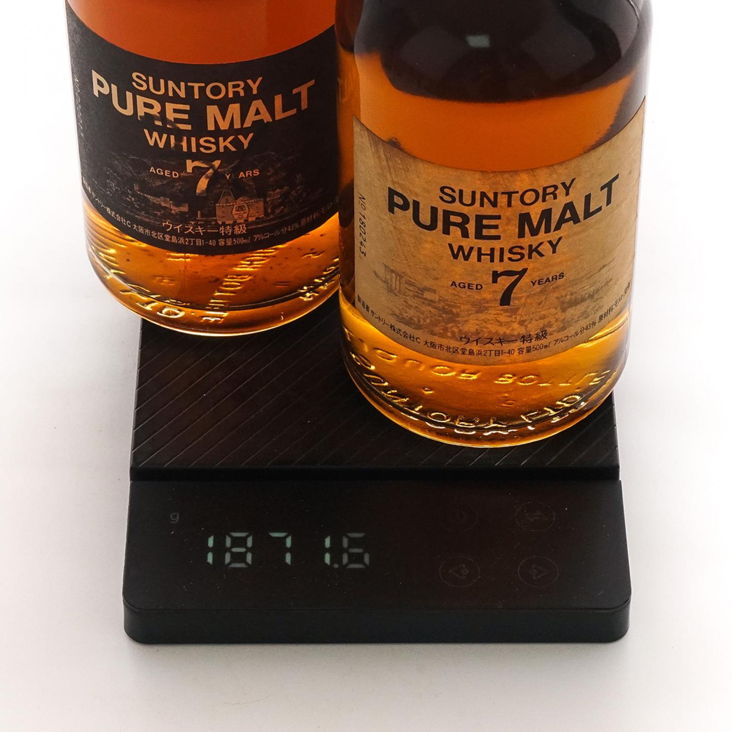 三得利 7年 Pure Malt 黑白标 2支组*500ml