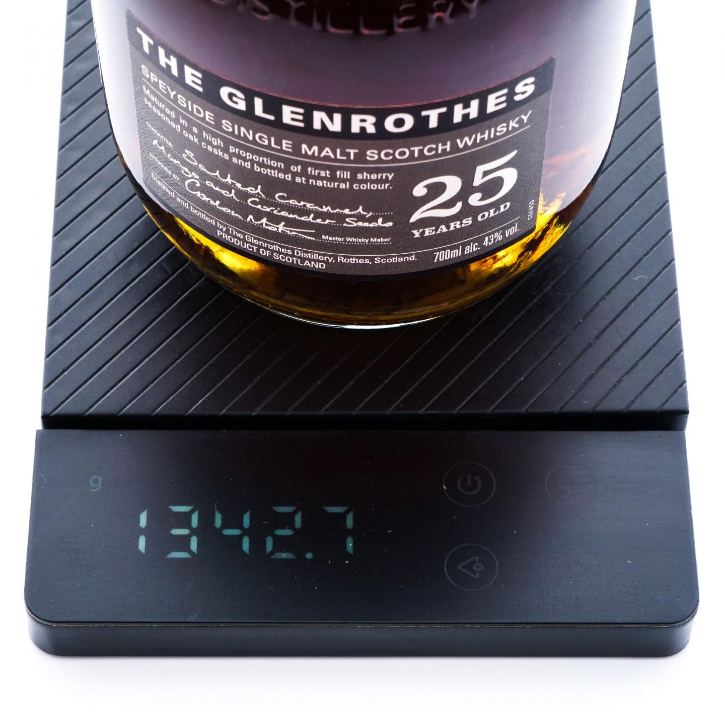 Glenrothes 格兰路思 25年 初填雪莉风味桶 2019