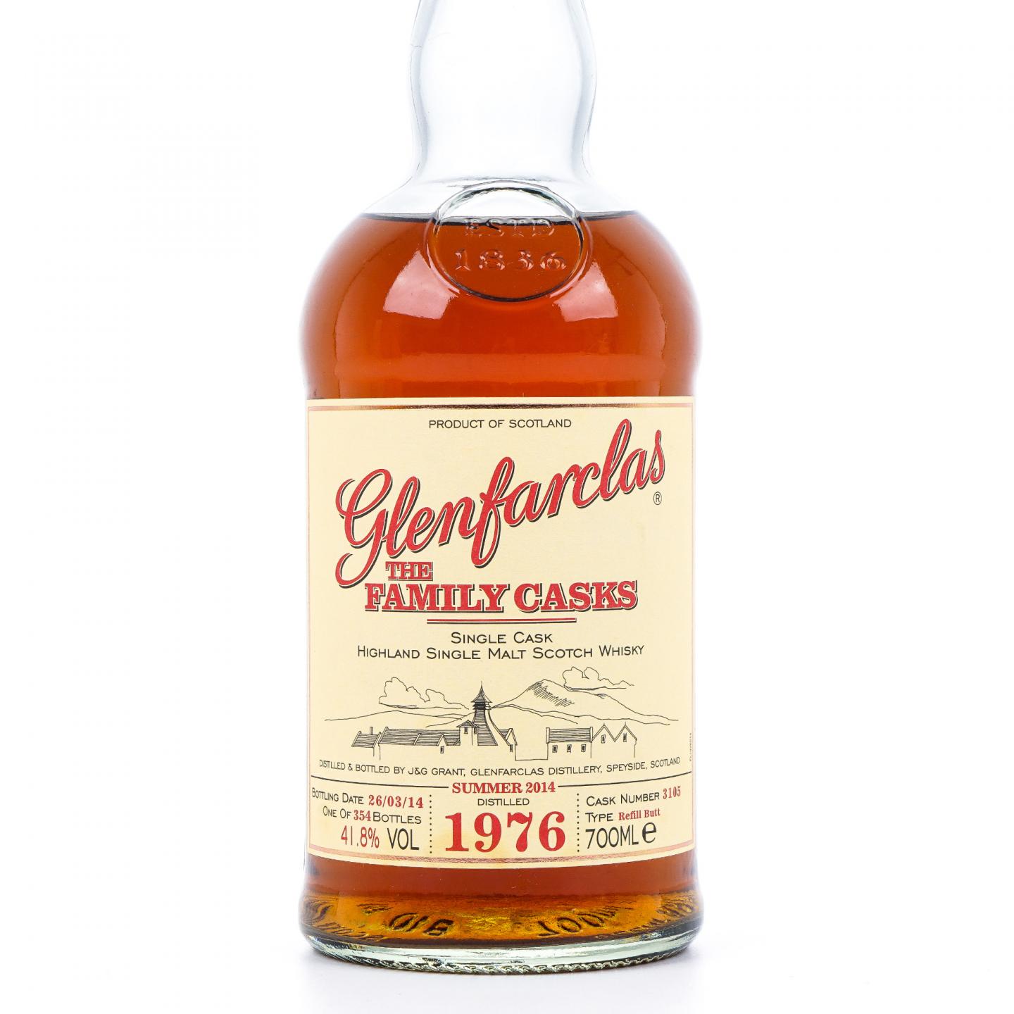 Glenfarclas 格兰花格 1976-2014 家族桶#3105