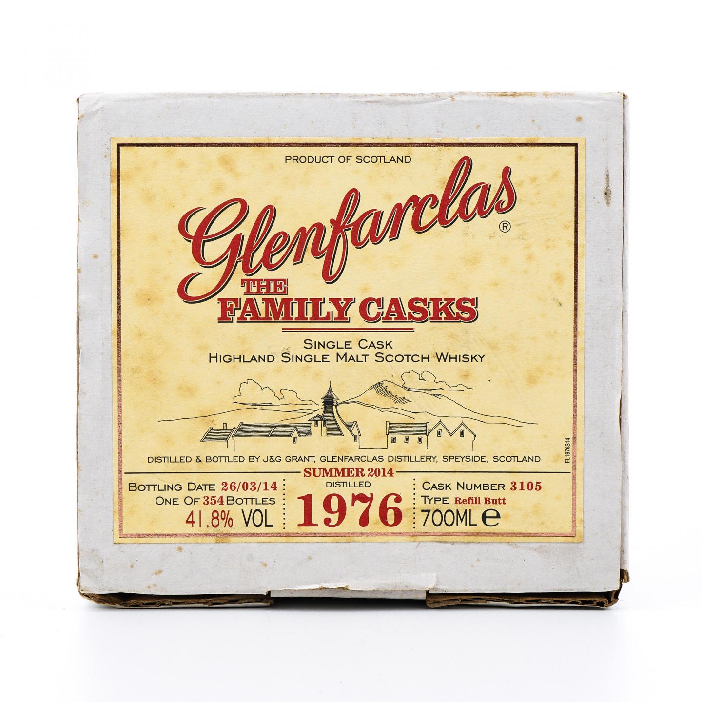 Glenfarclas 格兰花格 1976-2014 家族桶#3105