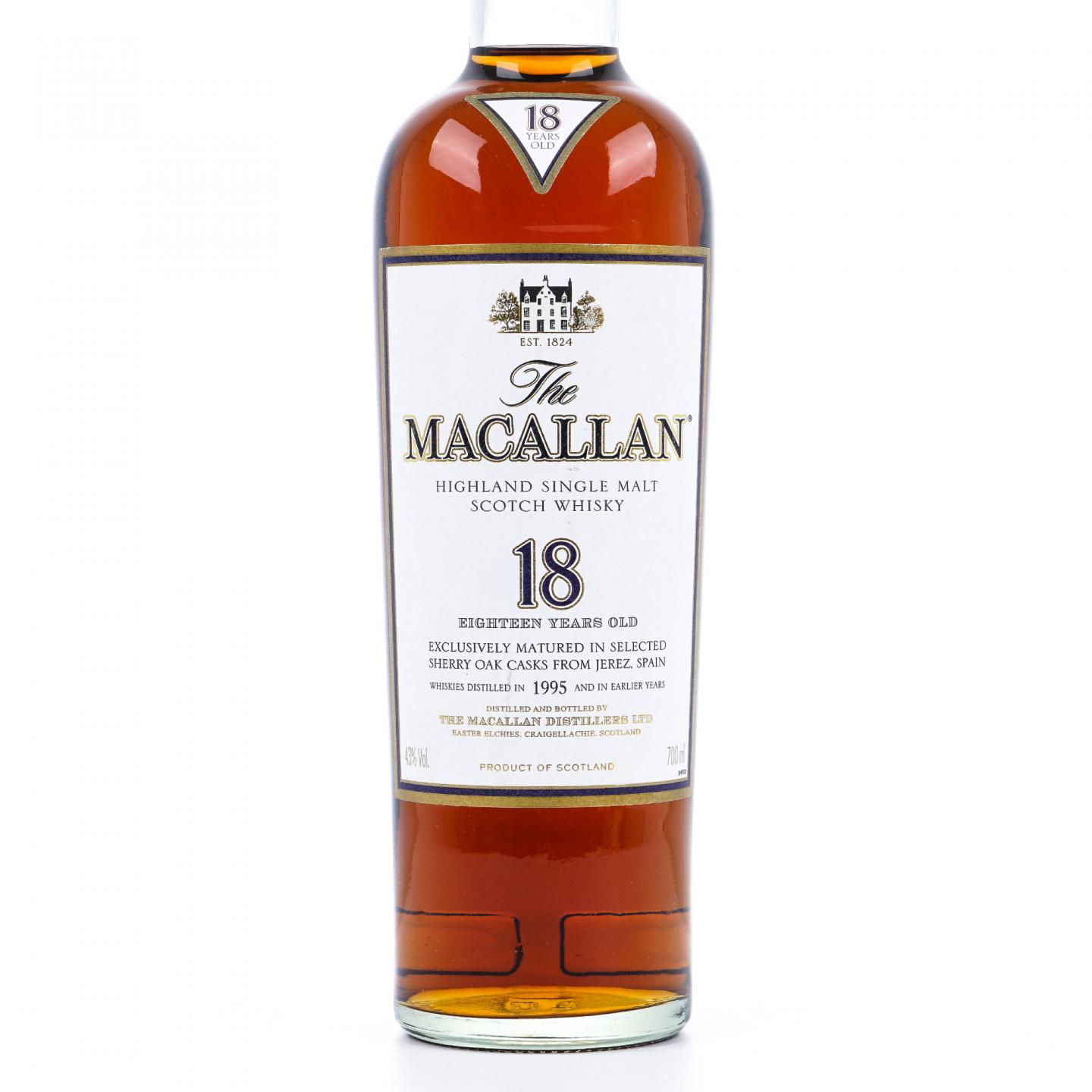 Macallan 麦卡伦 18年 1995 雪莉桶