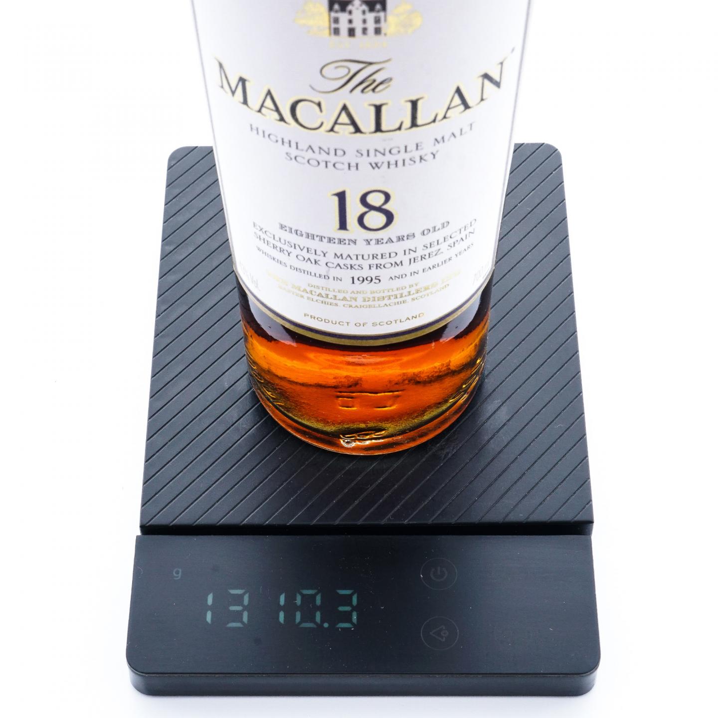 Macallan 麦卡伦 18年 1995 雪莉桶