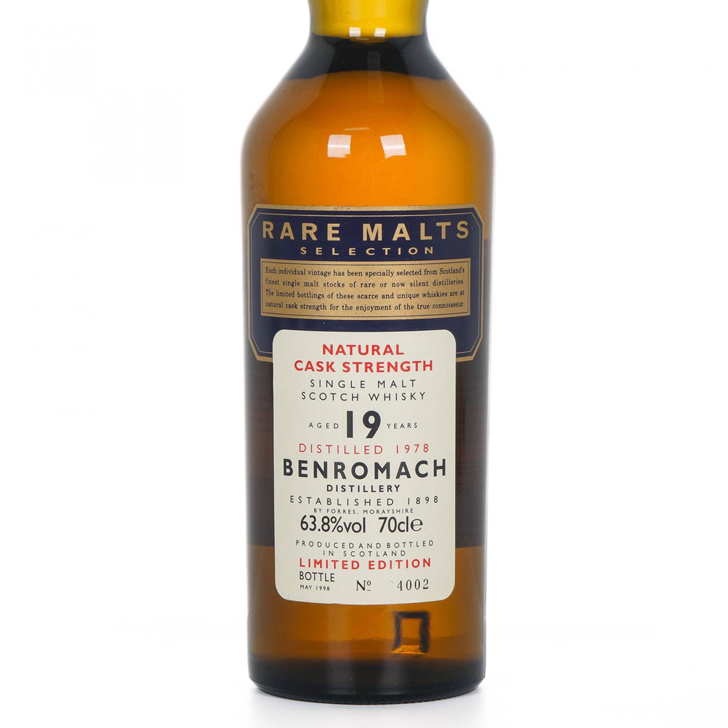 Benromach 本诺曼克 19年 1978-1998 RMS